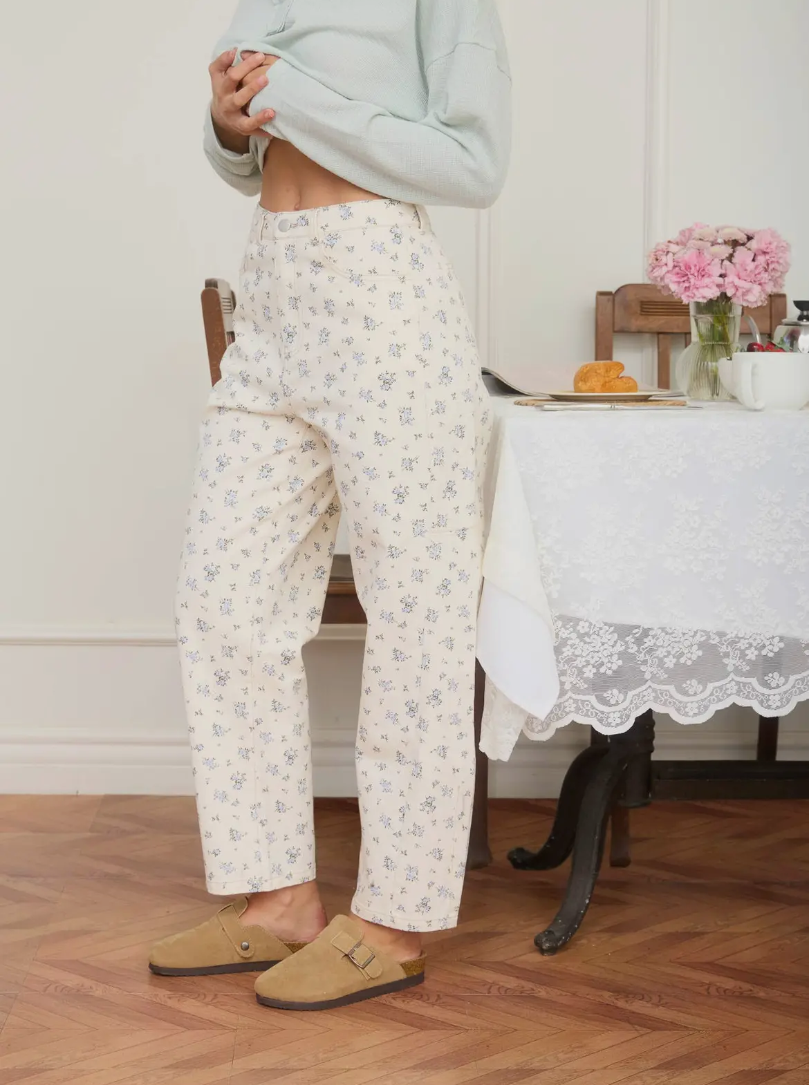 Vintage Floral Pant
