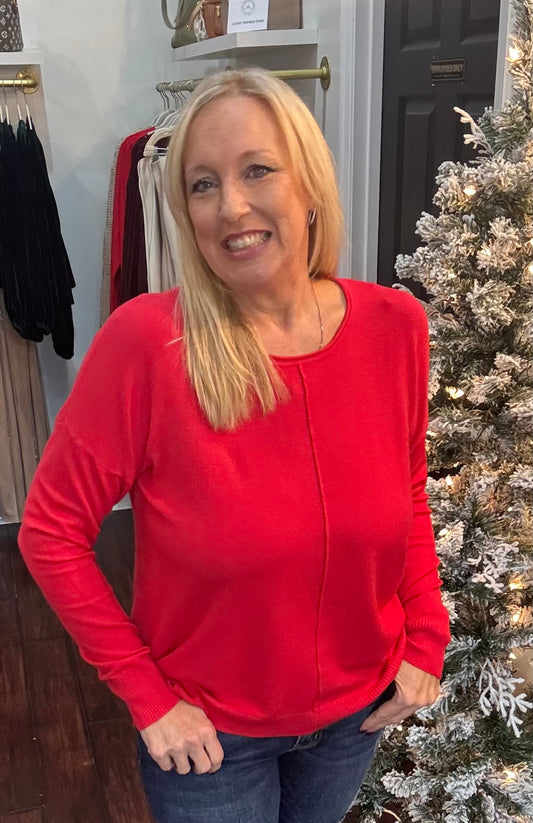 Pop of Cheer Knit Top