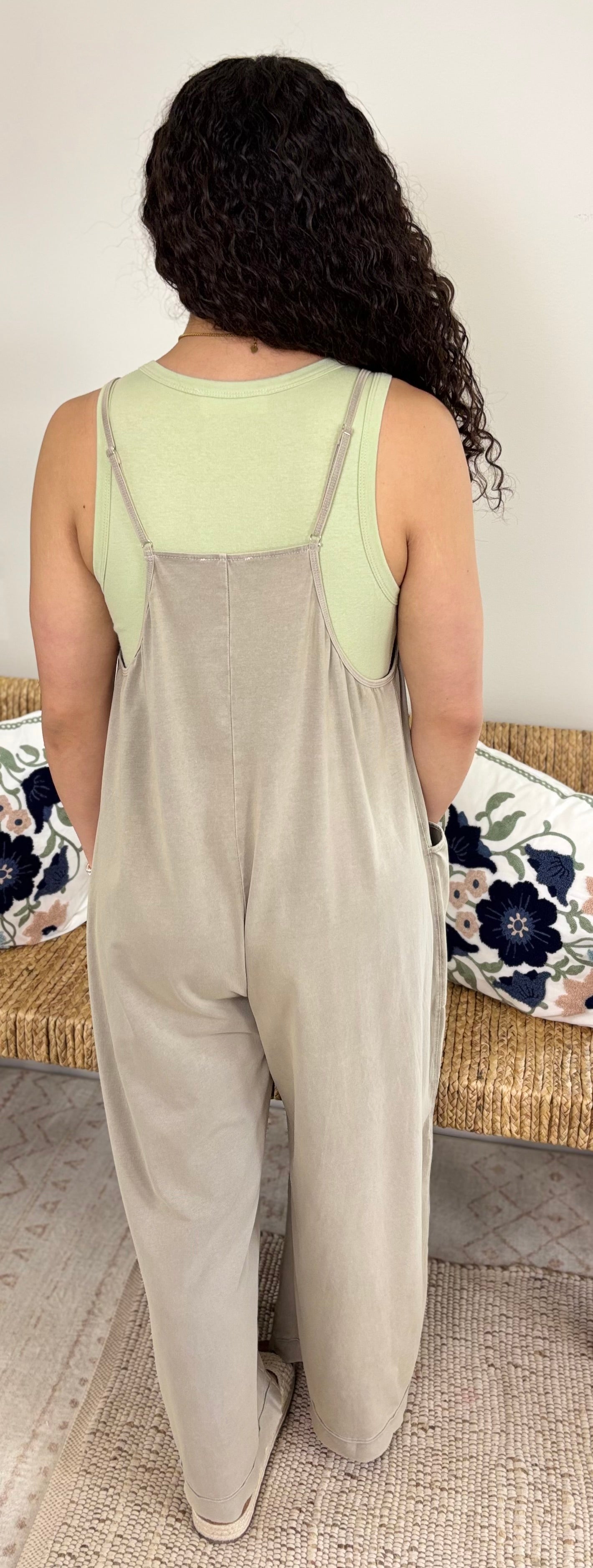 Easy Street Jumpsuit * Light Mocha