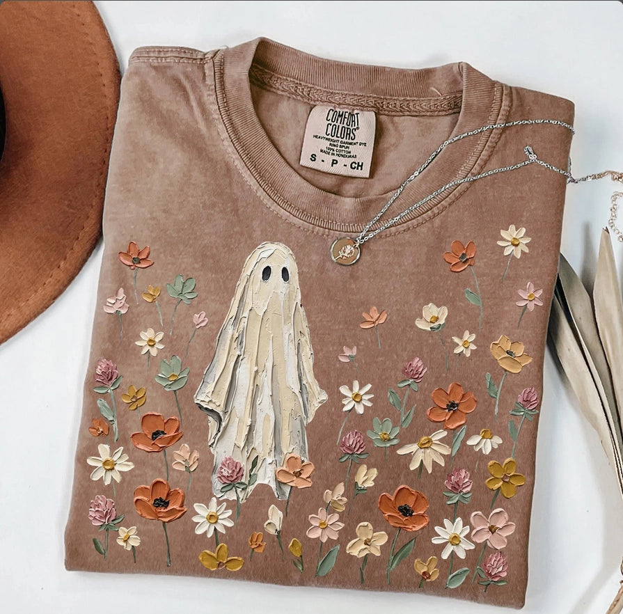 Fall Ghost Graphic Tee *Pre Order*