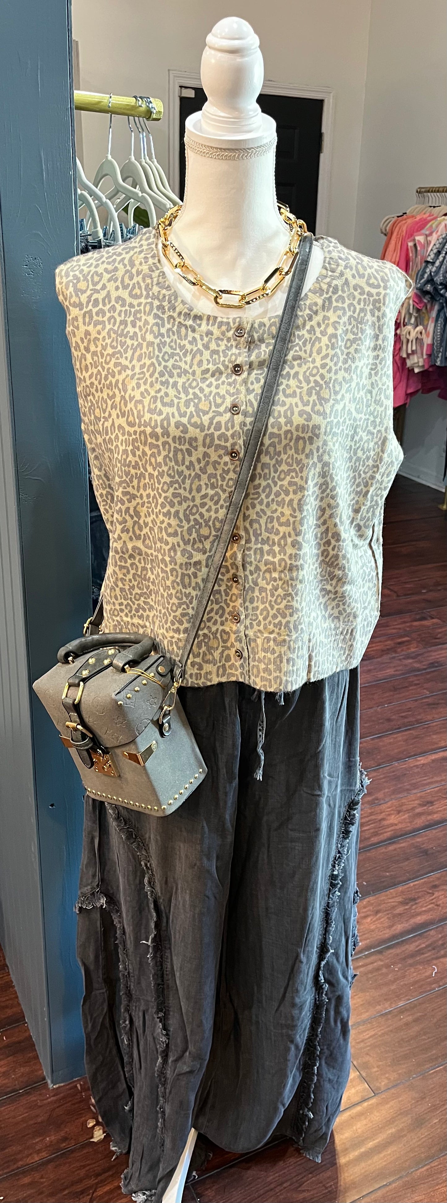 Laidback Leopard Top