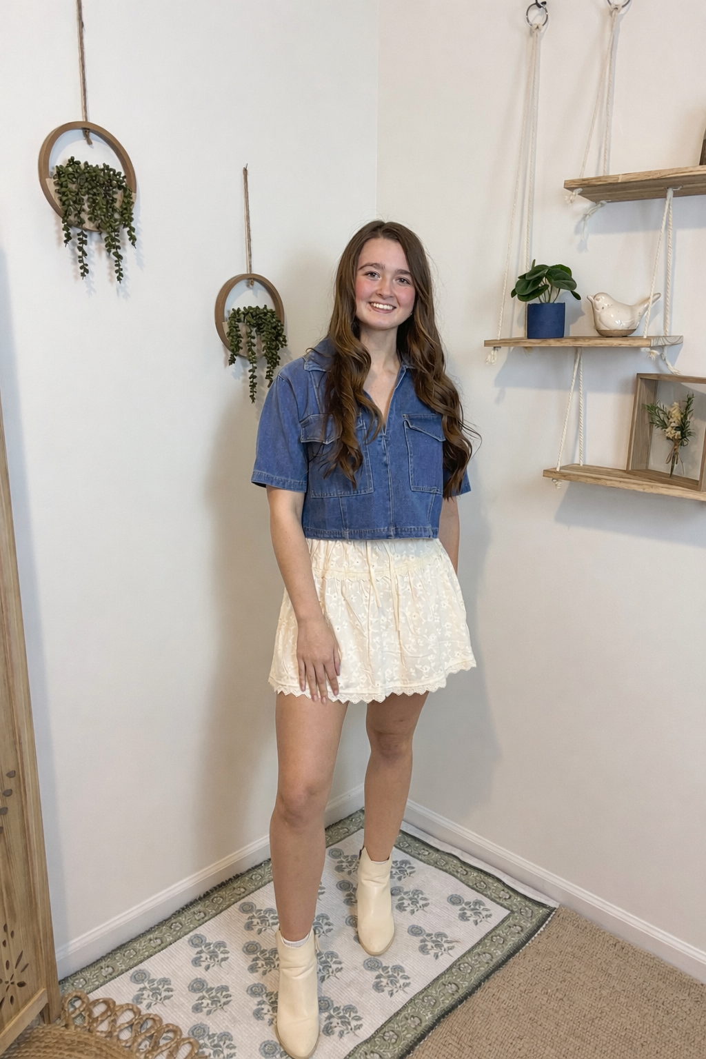 Blue Jean Cutie Top
