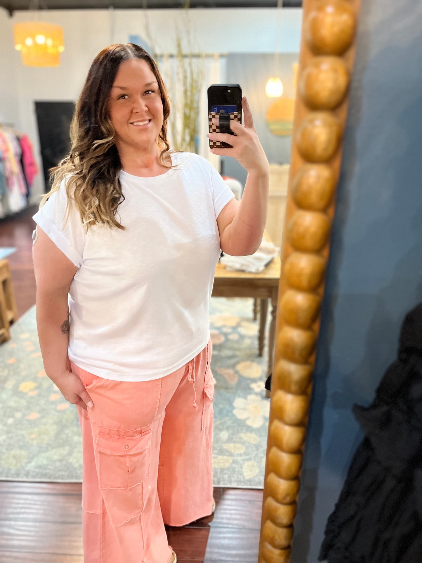 Ashlyn Terry Cargo Pant Plus