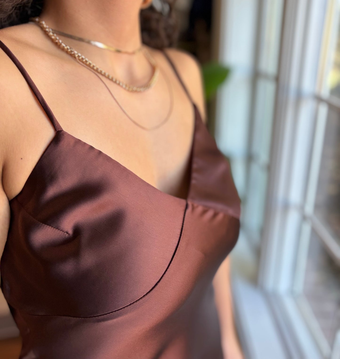 Wanderlust Satin Midi Dress