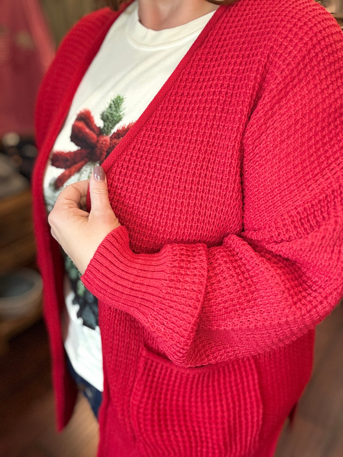 Cozy Eve Cardigan Plus