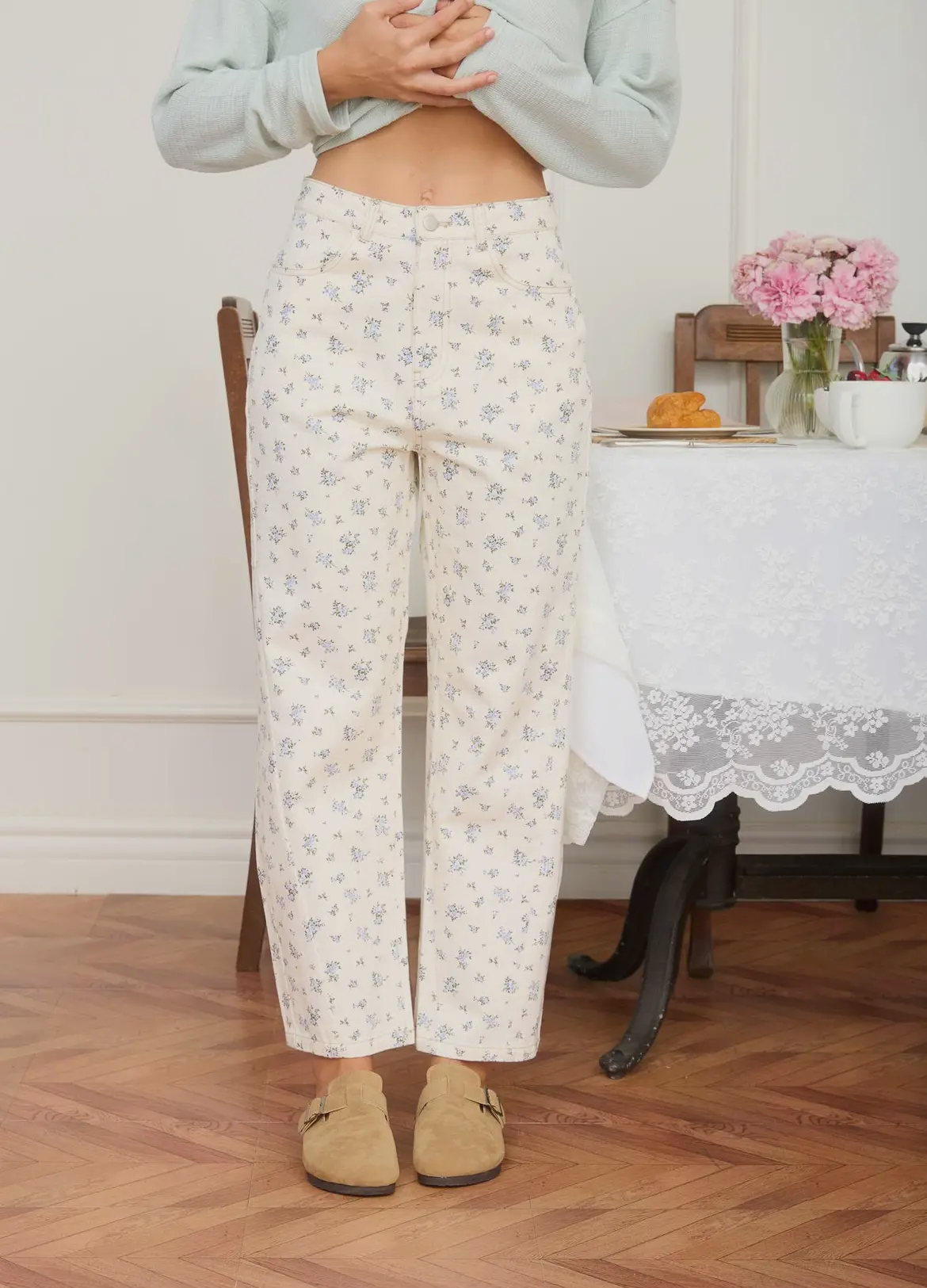 Vintage Floral Pant