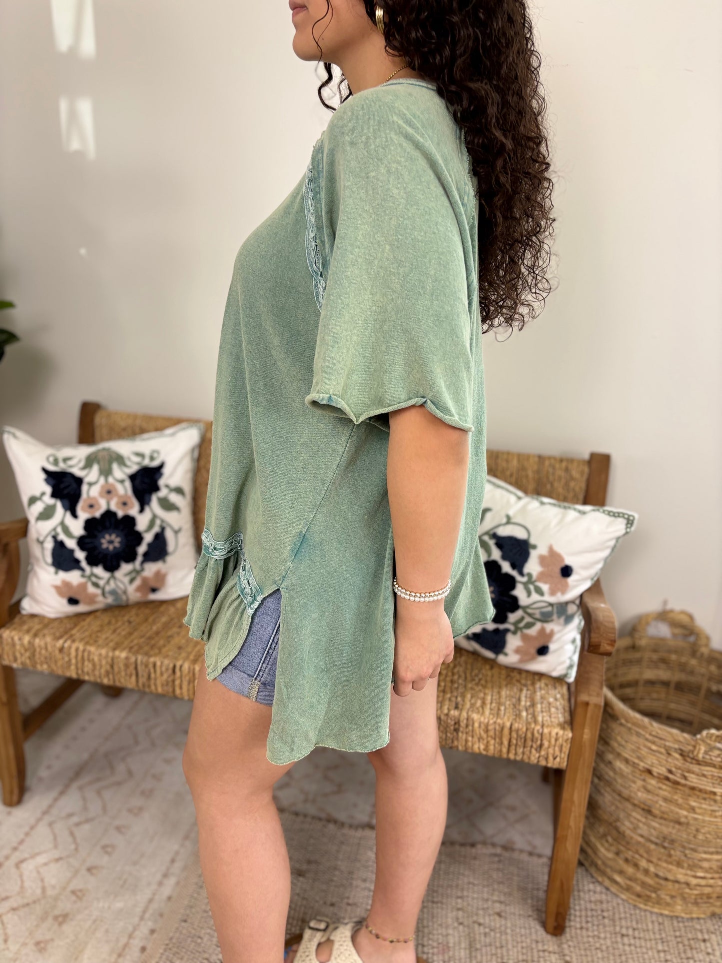 Sweet Sage Tunic Top  * Curvy Friendly