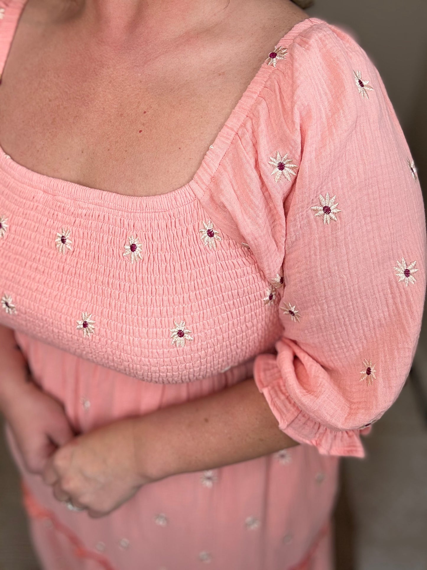 Blush Bloom Maxi Dress Plus