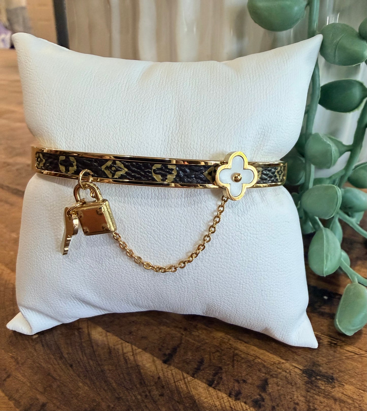 Lock+Charm Bracelet