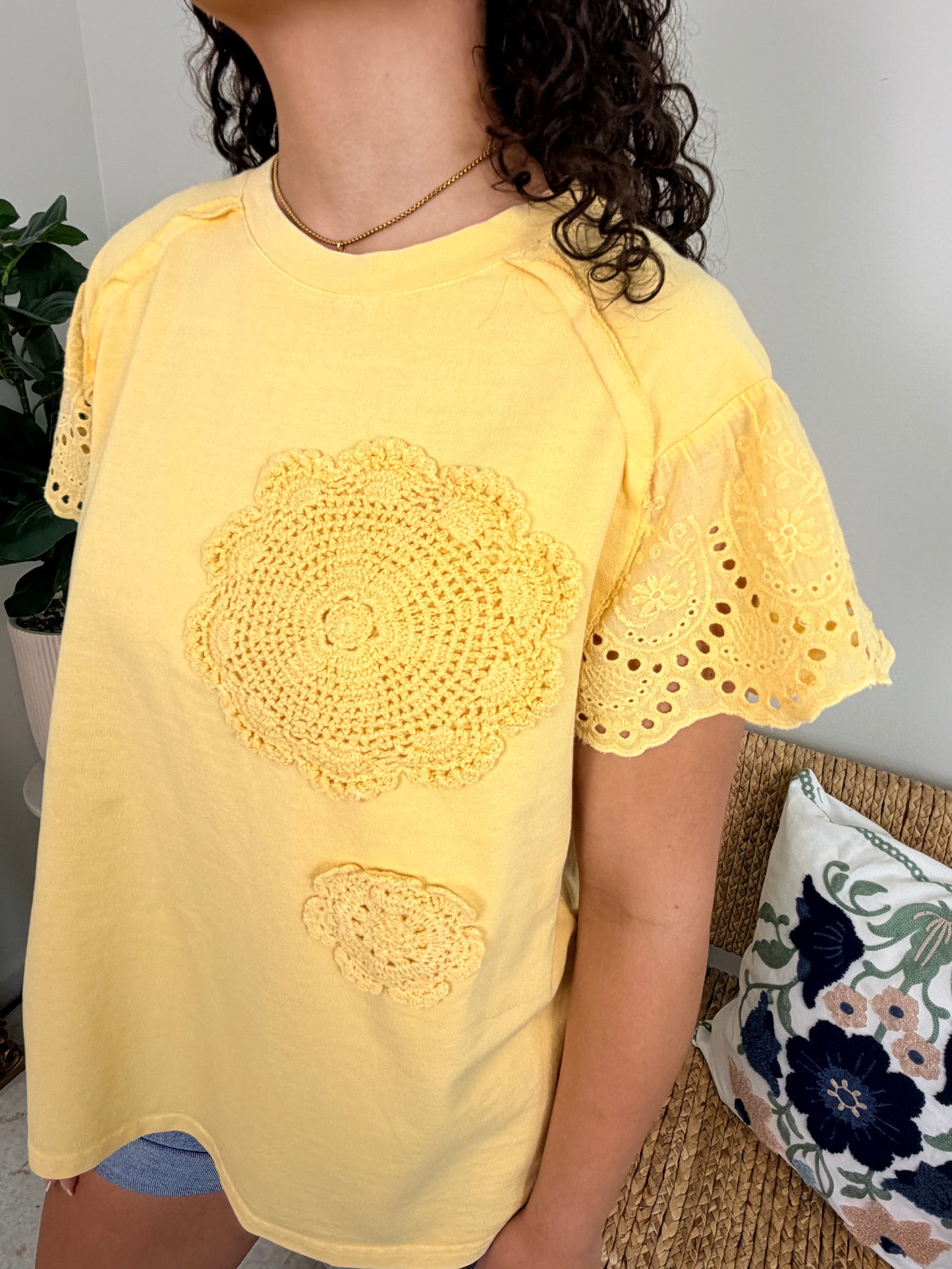 Sunlit Petal Top