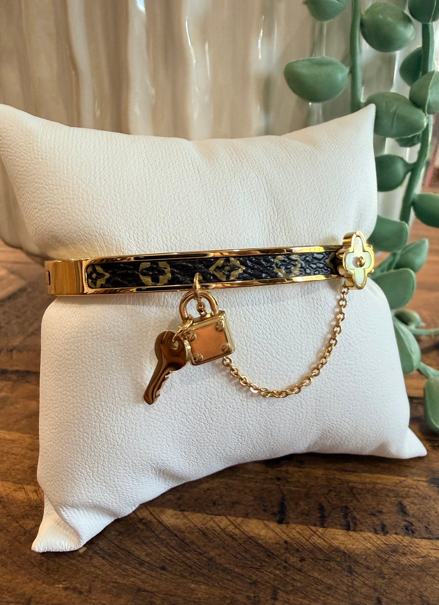 Lock+Charm Bracelet