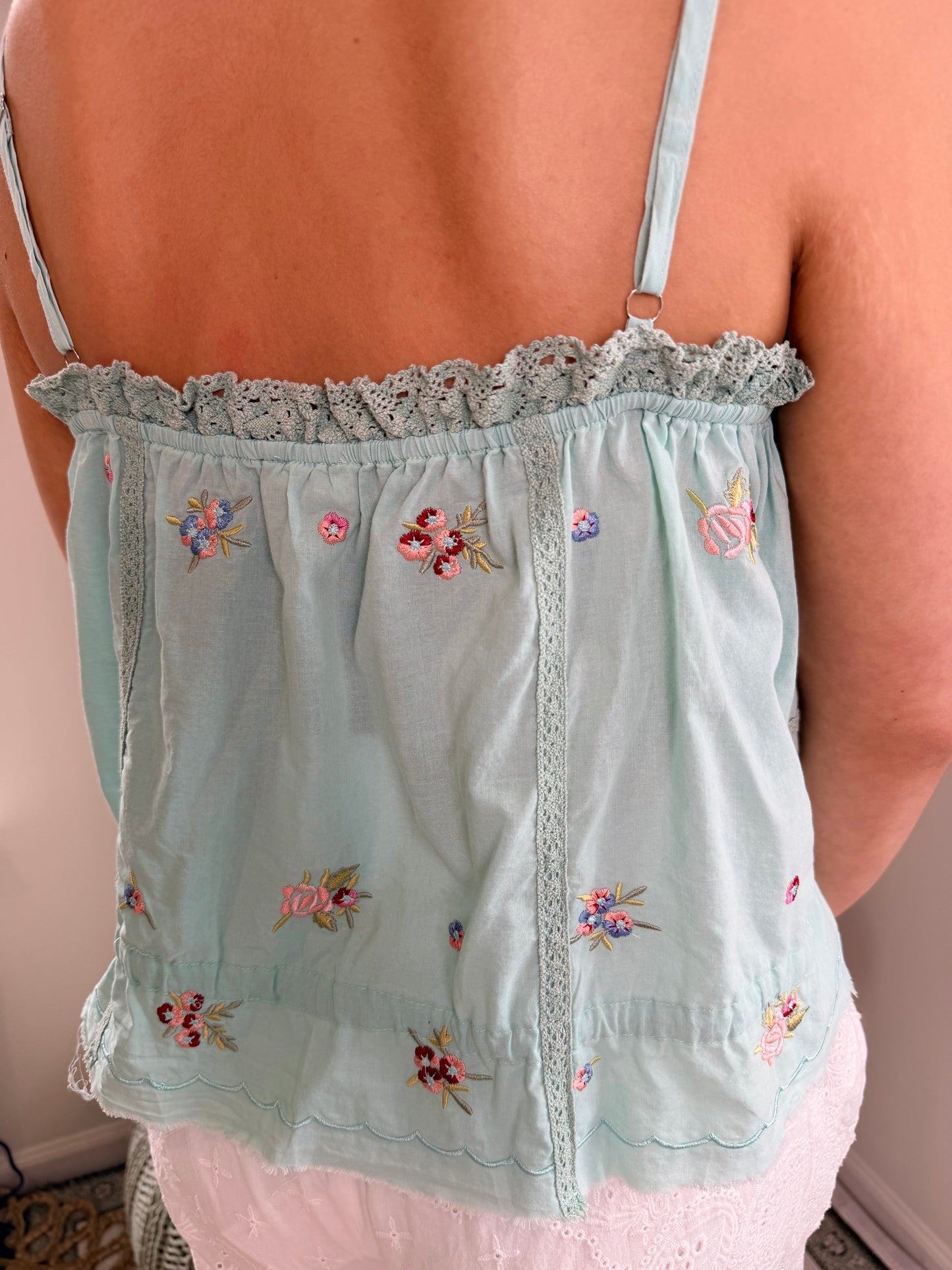 Seaside Embroidered Tank