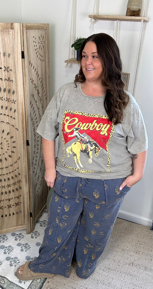 Western Cowboy Graphic Tee