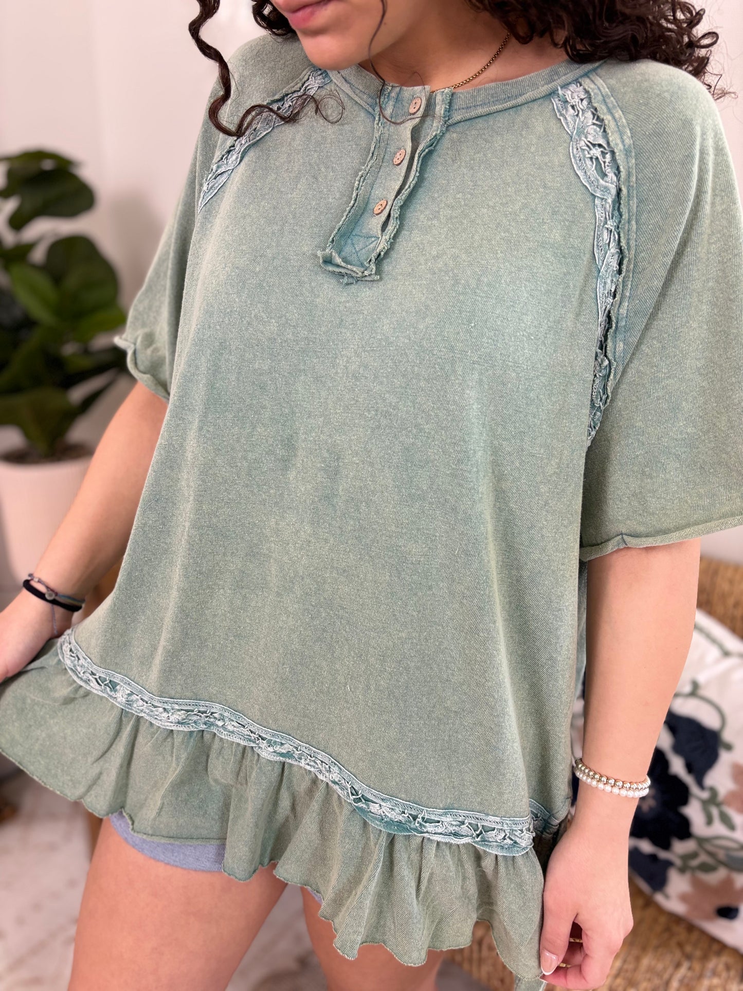 Sweet Sage Tunic Top  * Curvy Friendly