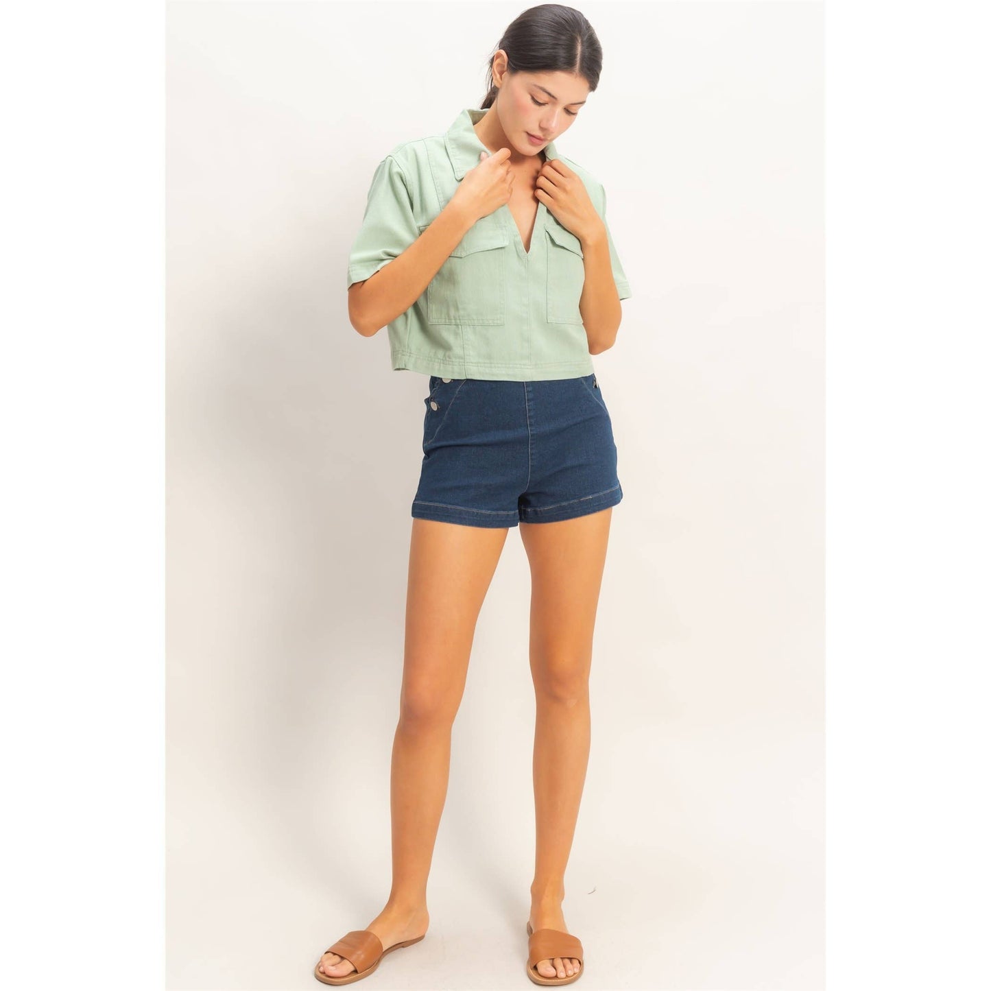 Modern Muse Top *Sage