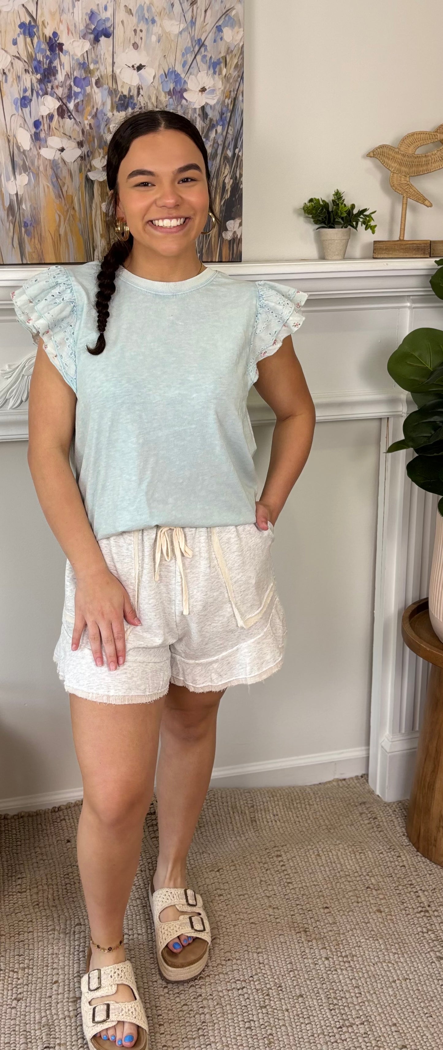 Weekend Chill Fray Shorts
