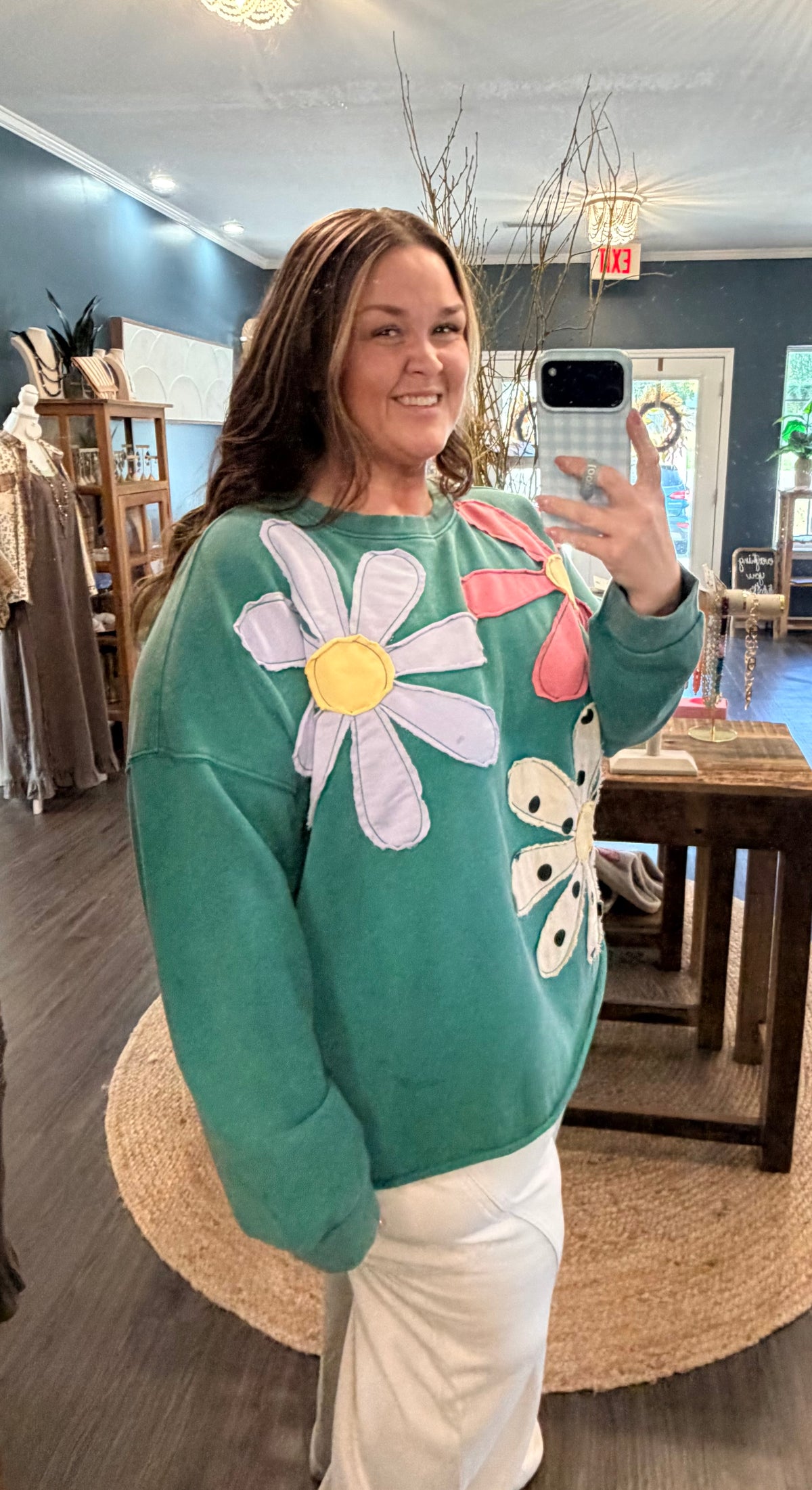Pick Me Daisy Top Plus