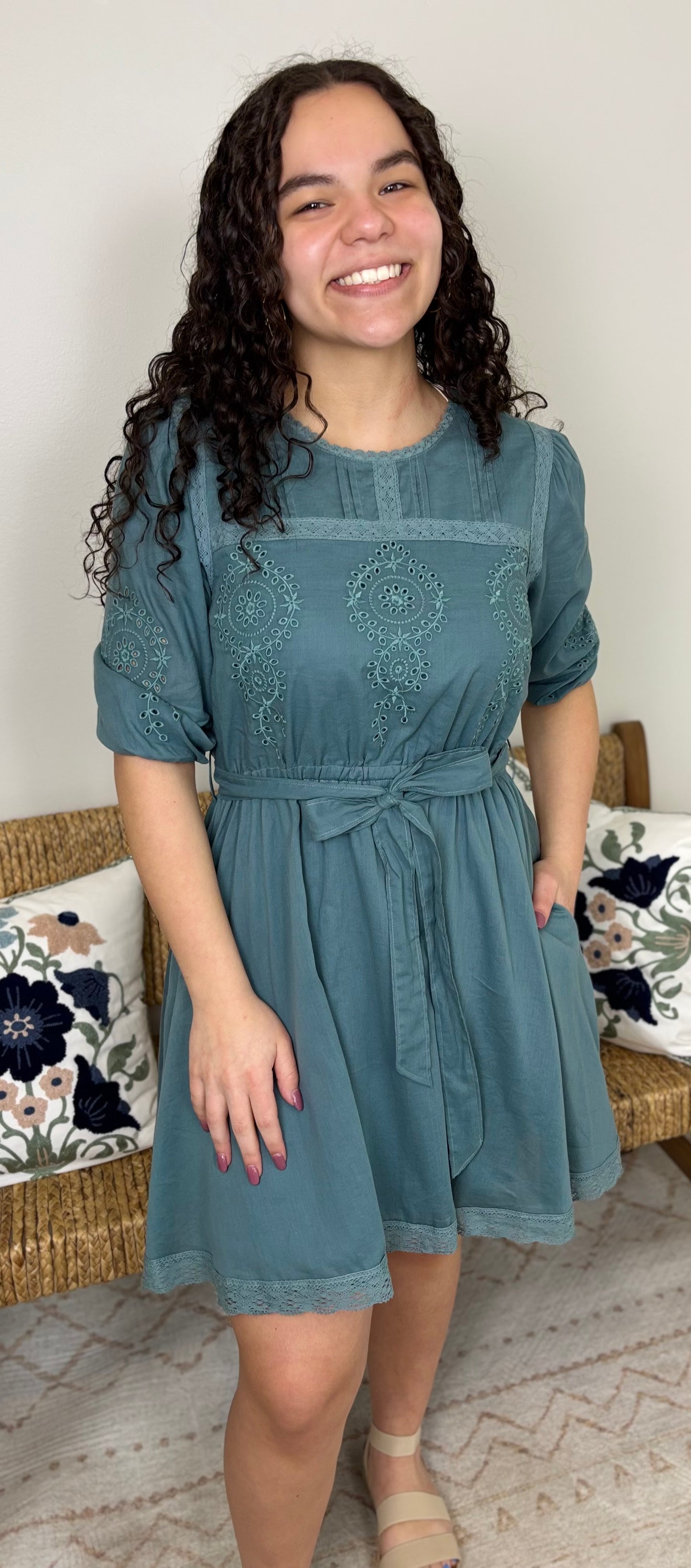 Juniper Bloom Mini Dress