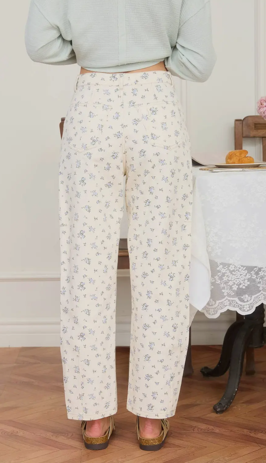Vintage Floral Pant