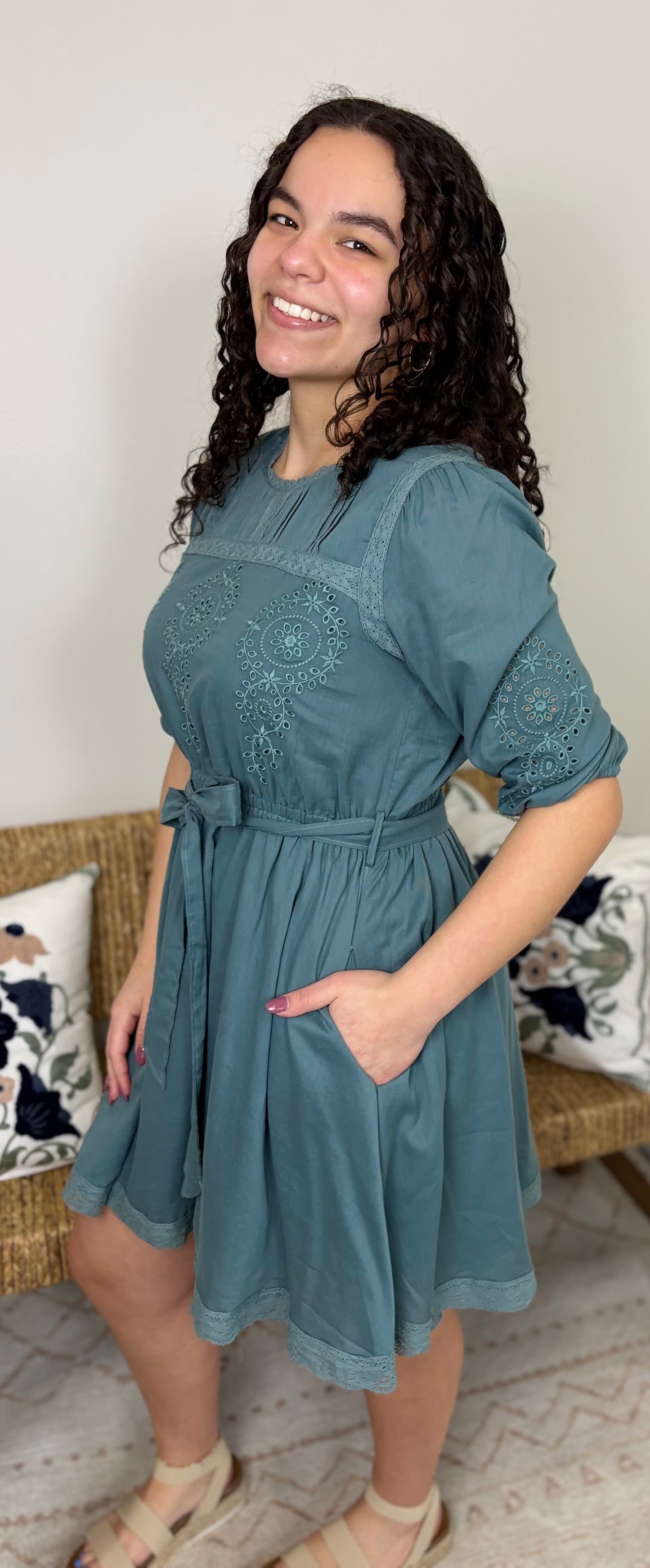 Juniper Bloom Mini Dress