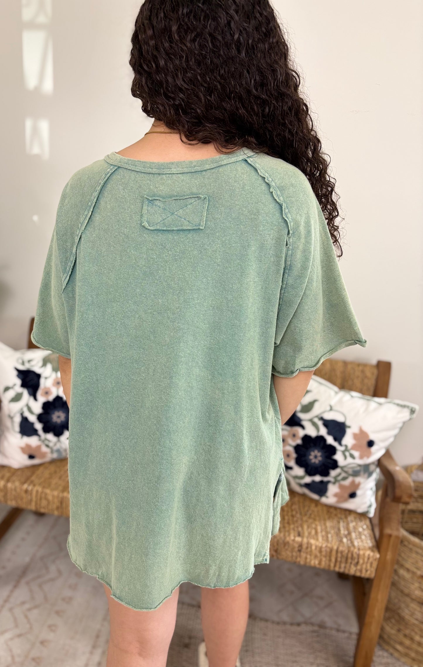 Sweet Sage Tunic Top  * Curvy Friendly