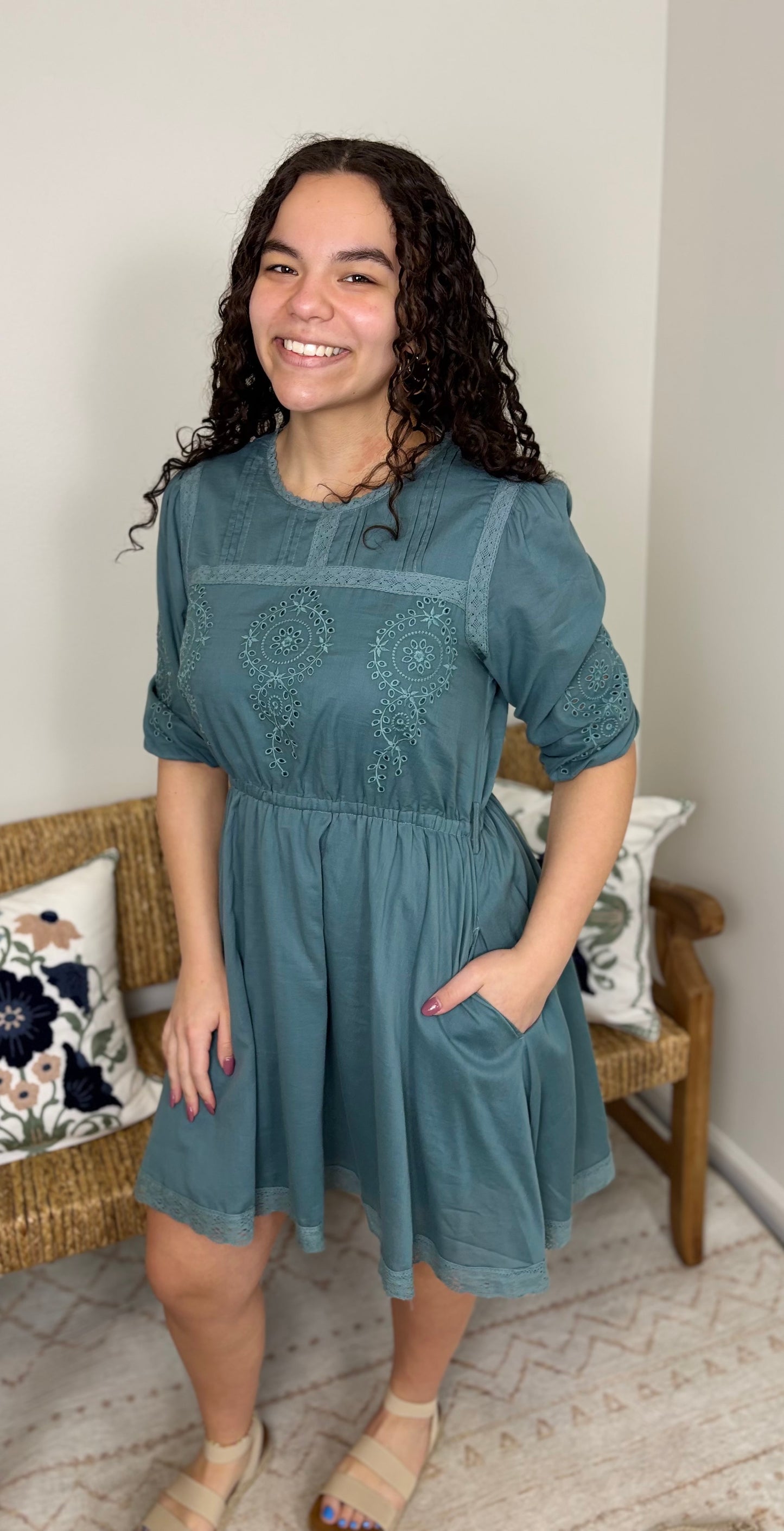 Juniper Bloom Mini Dress