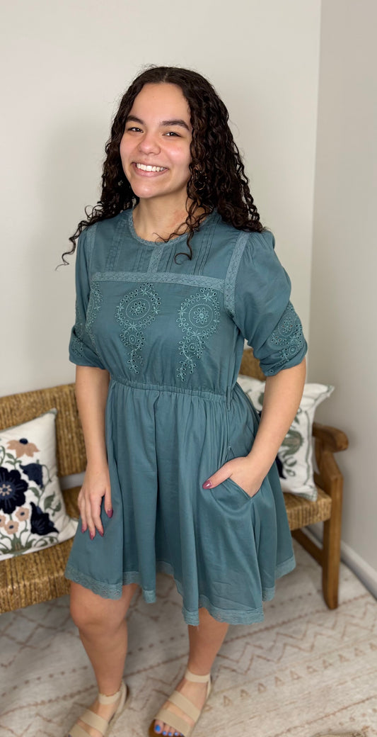 Juniper Bloom Mini Dress