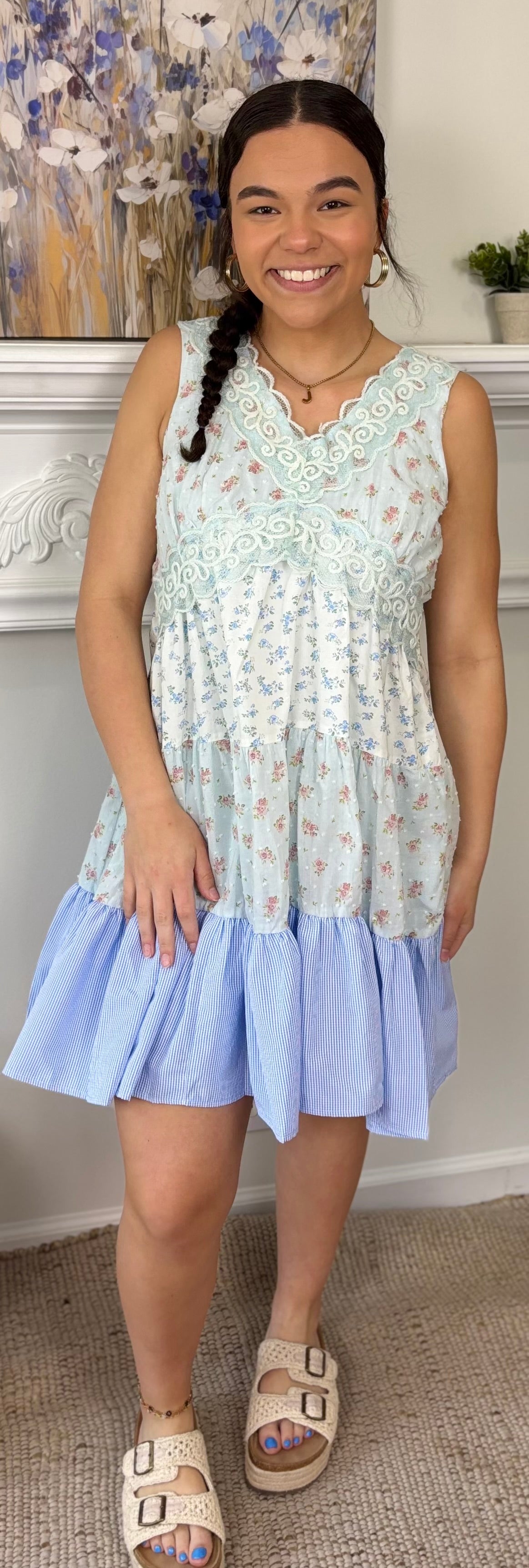 Blue Skies+Blooms Dress