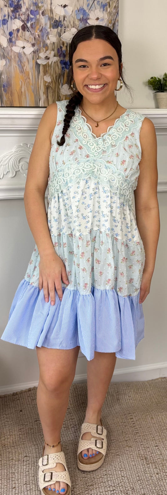 Blue Skies+Blooms Dress