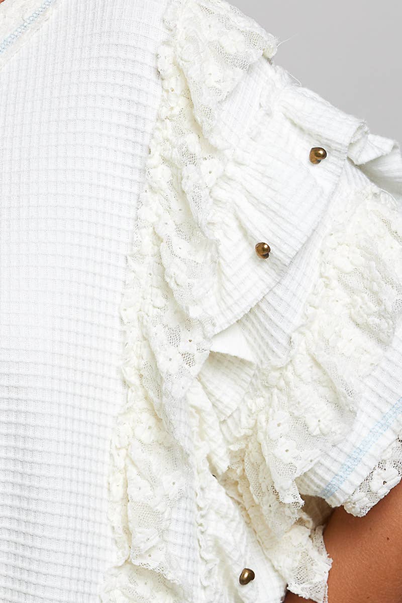 Rustic Romance Studded Top