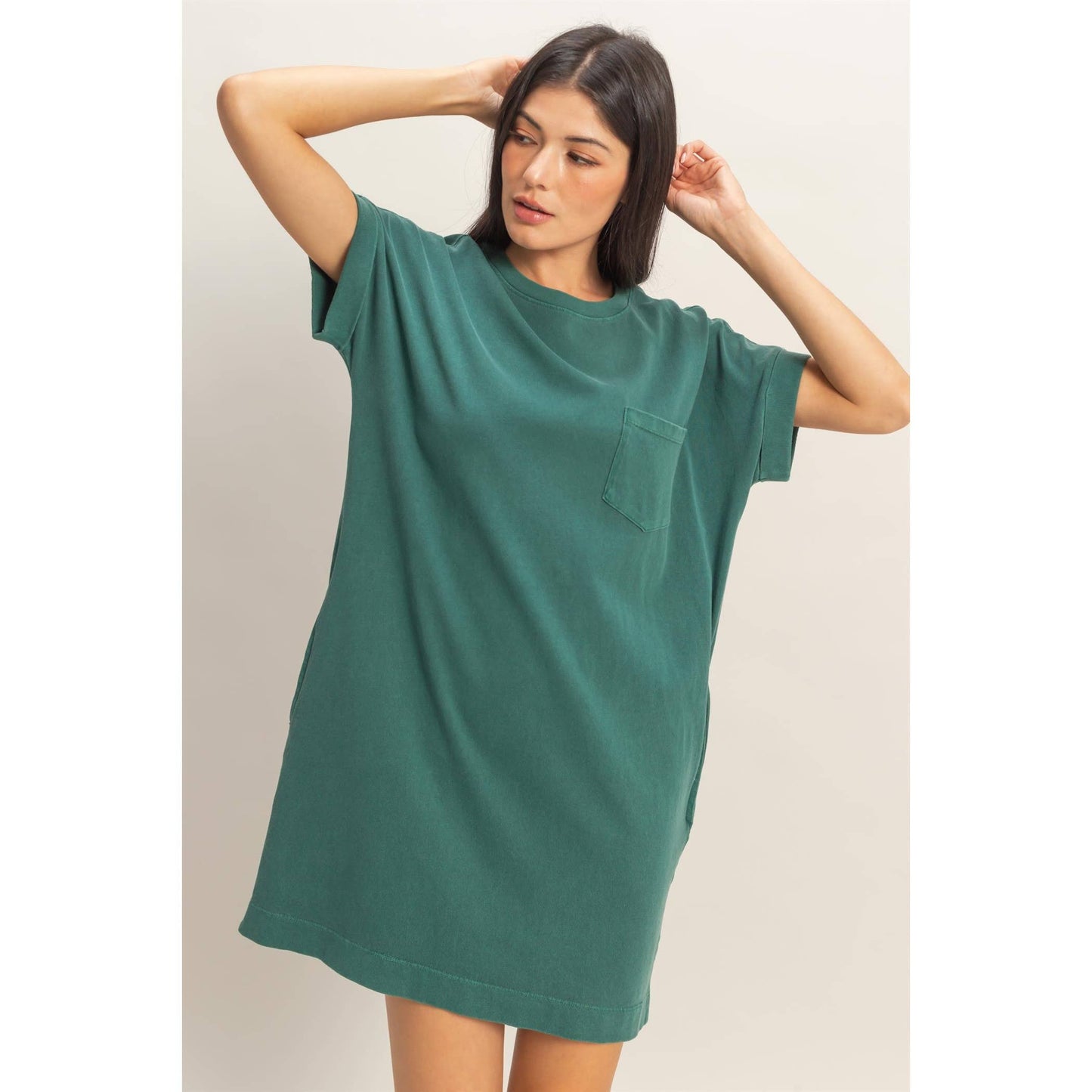 Simple Comfort T-Shirt Mini Dress *2 Colors