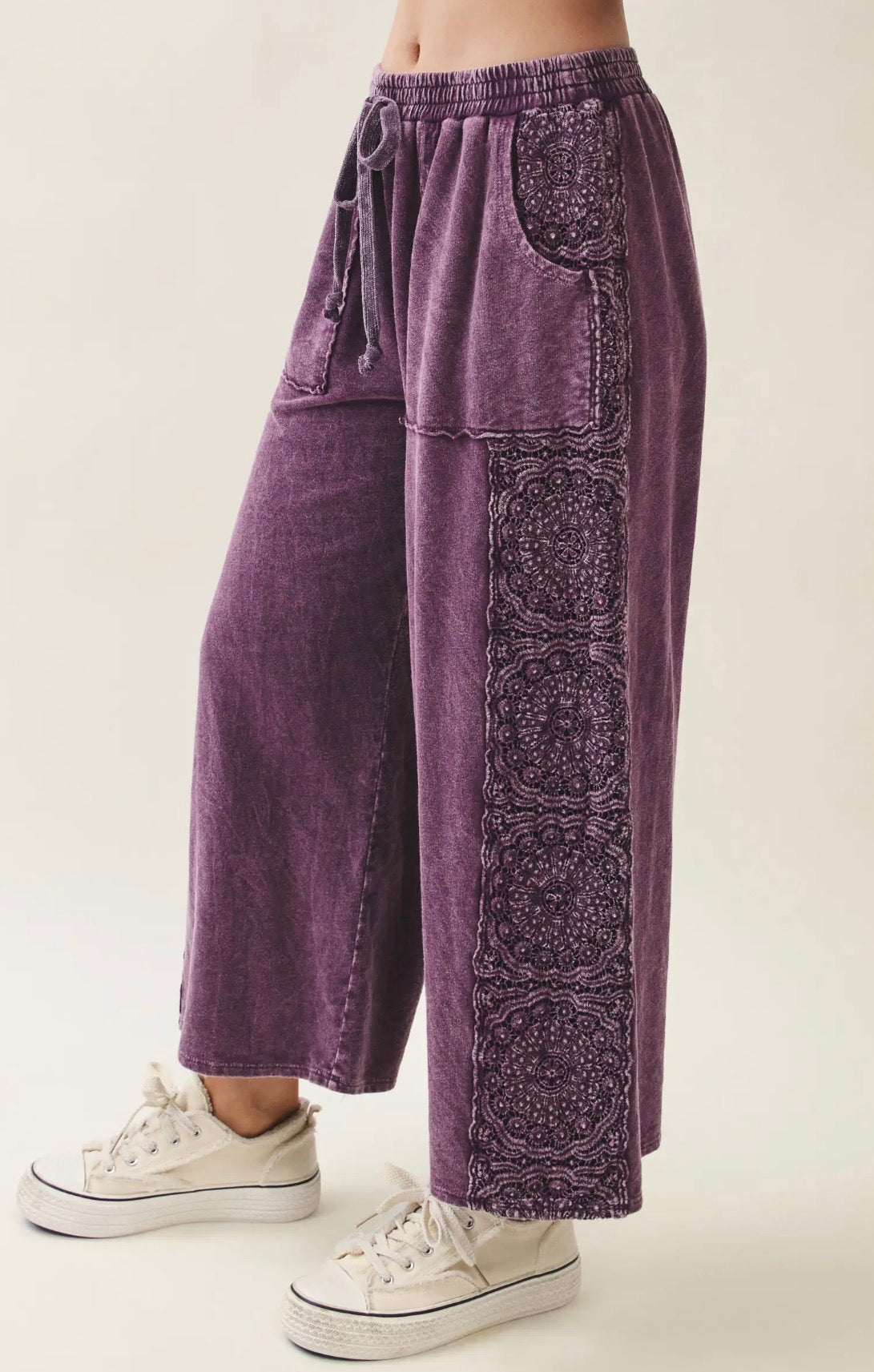 Plum Petals Pants
