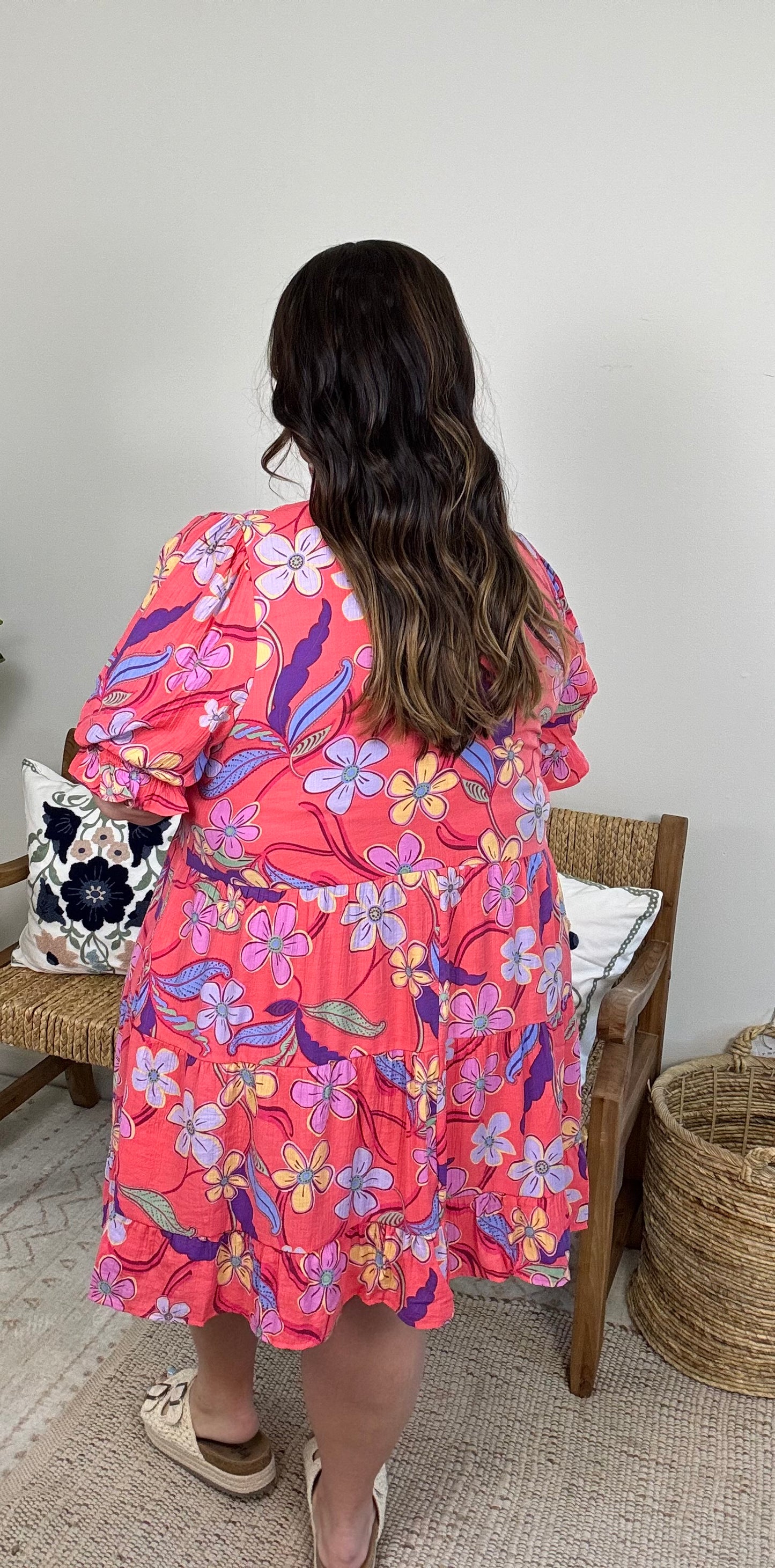 Boho Bloom Dress Plus