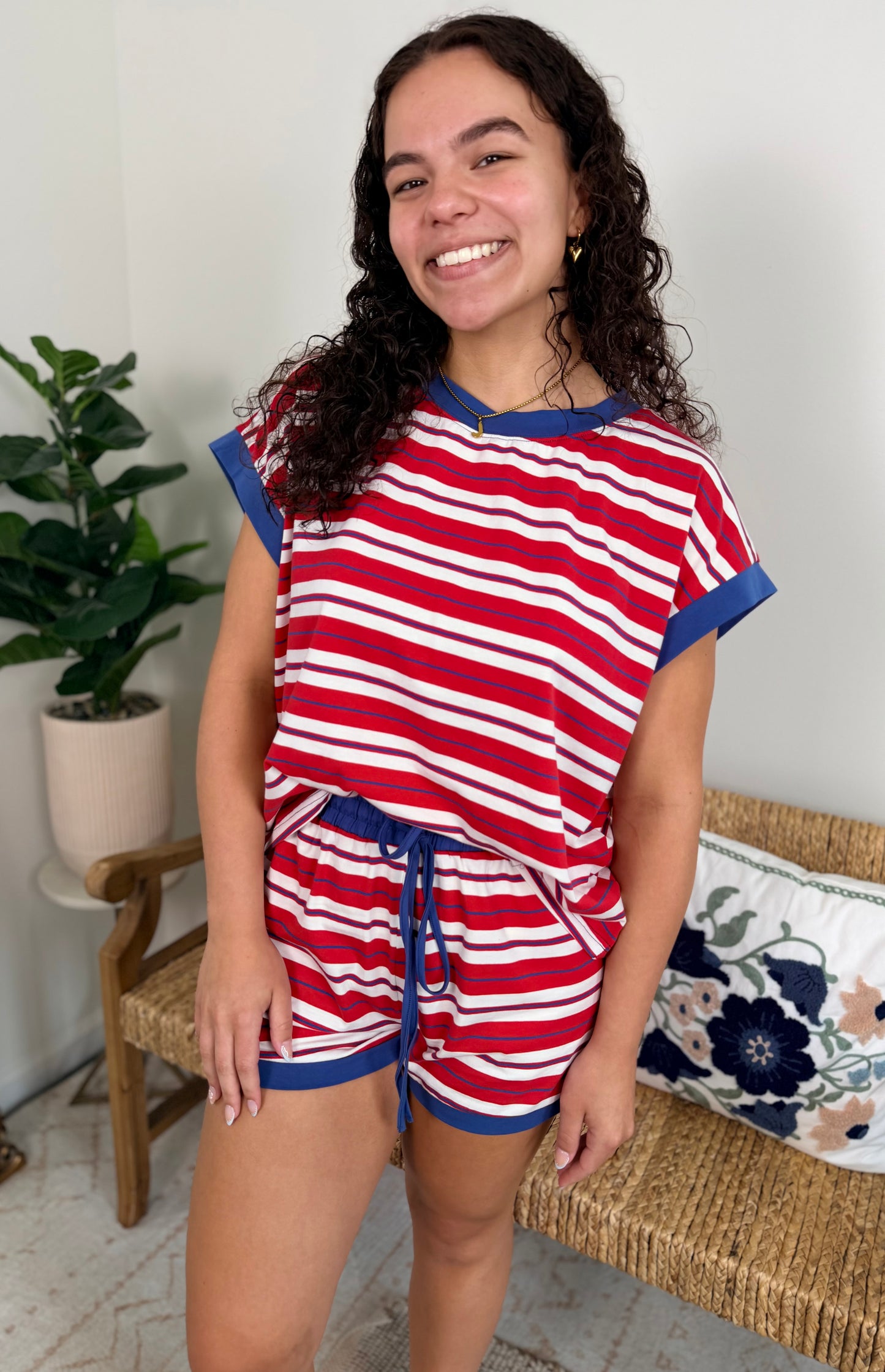Americana Striped Lounge Set *2 Colors