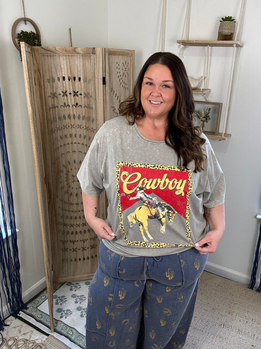 Western Cowboy Graphic Tee