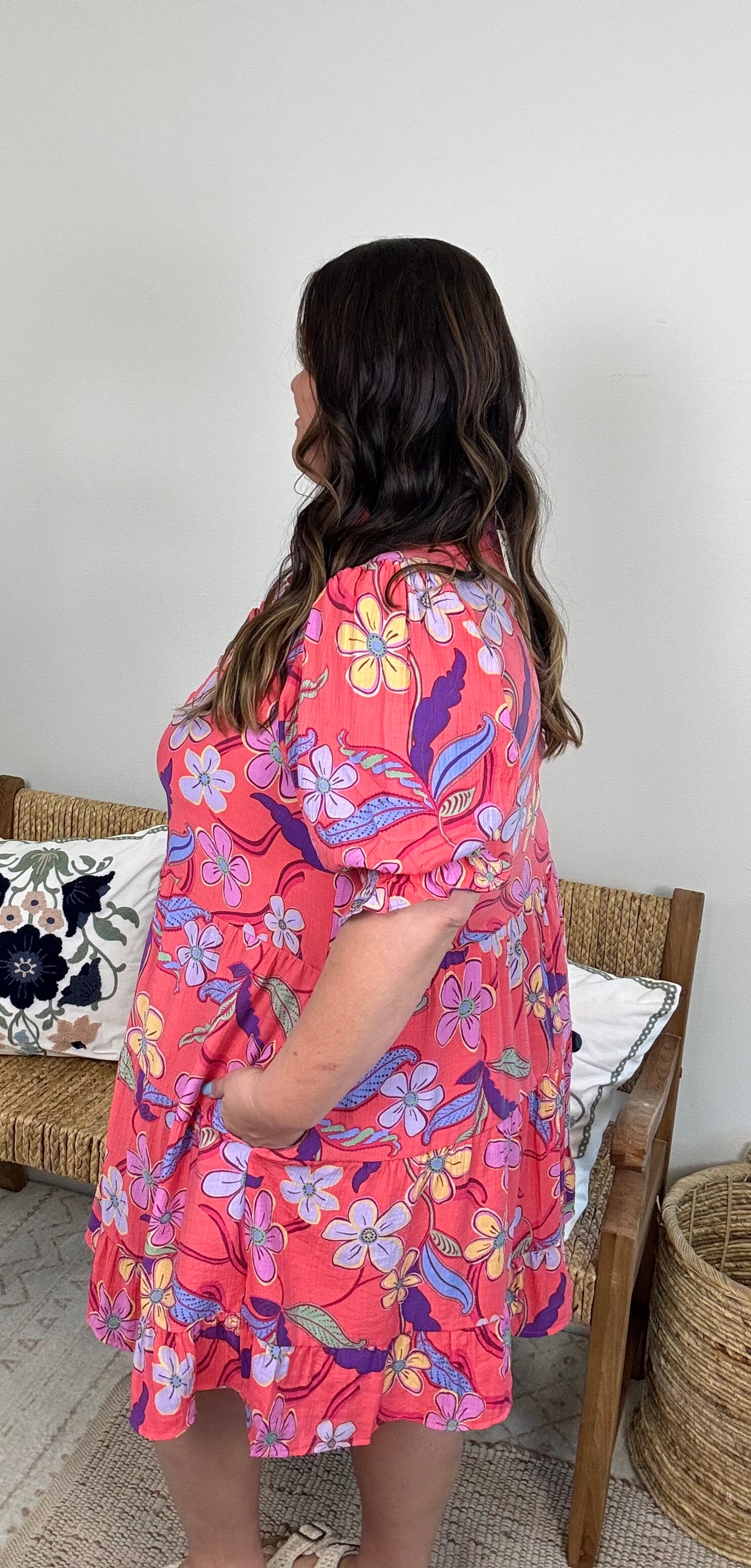 Boho Bloom Dress Plus
