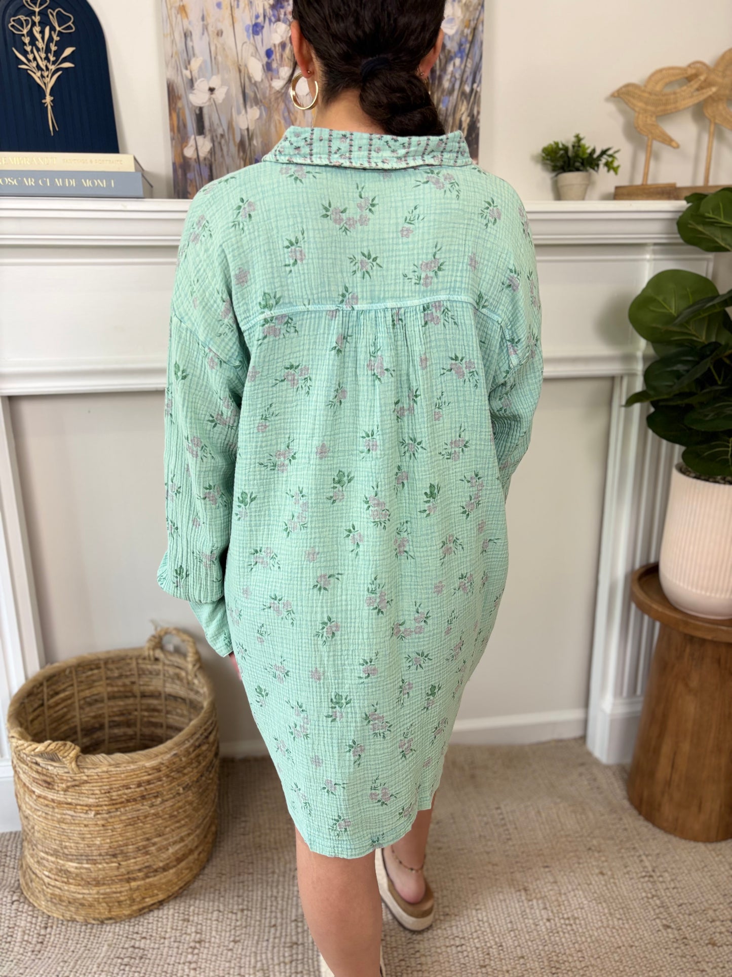 Morning Bloom Gauze Dress