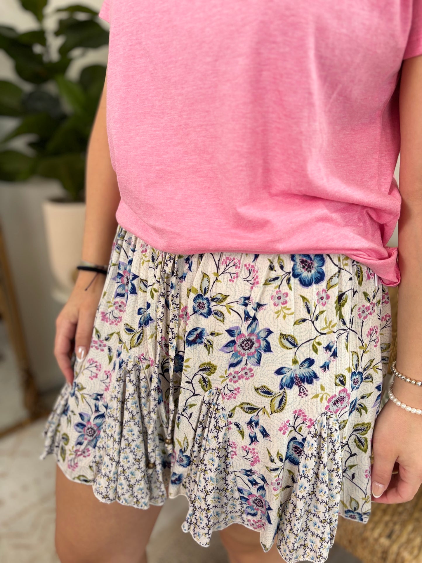 Ivory Garden Shorts