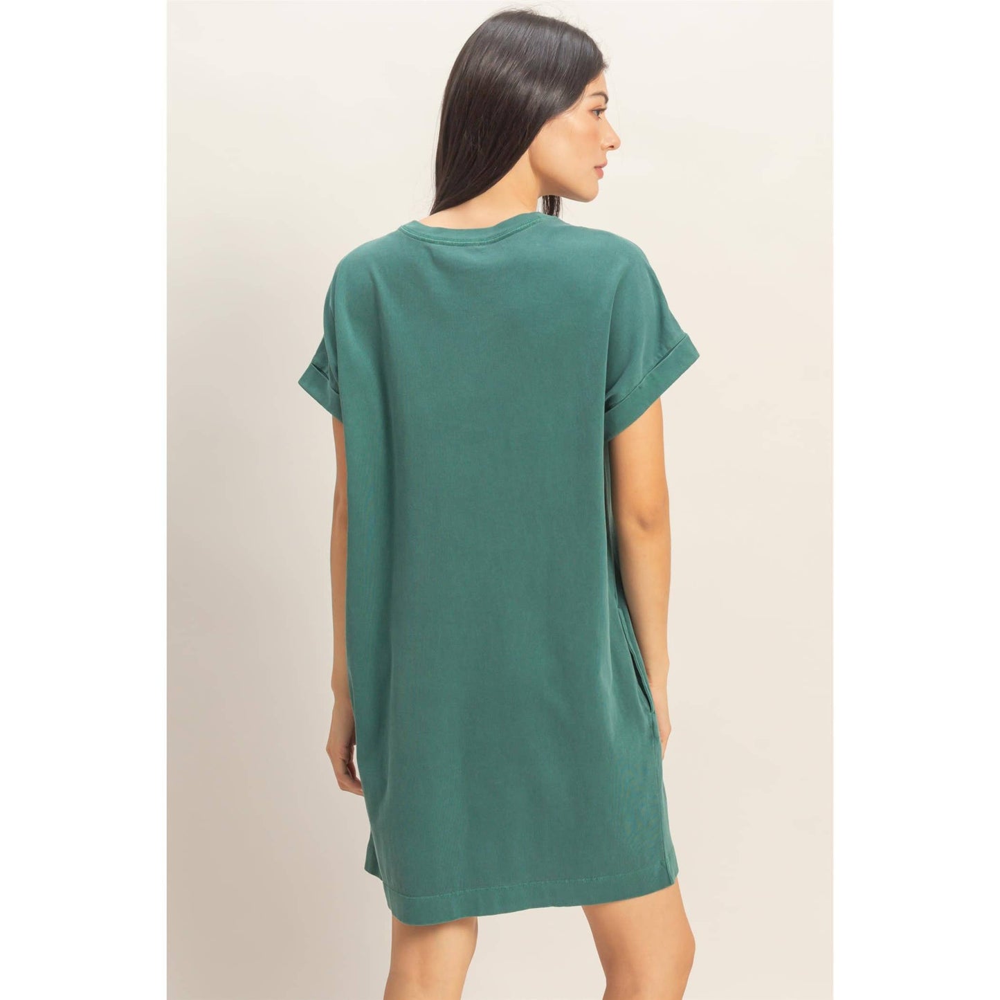 Simple Comfort T-Shirt Mini Dress *2 Colors