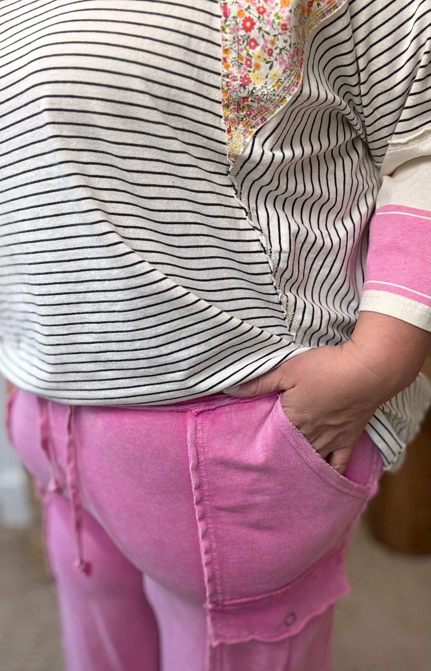 Cotton Candy Cargo Pants