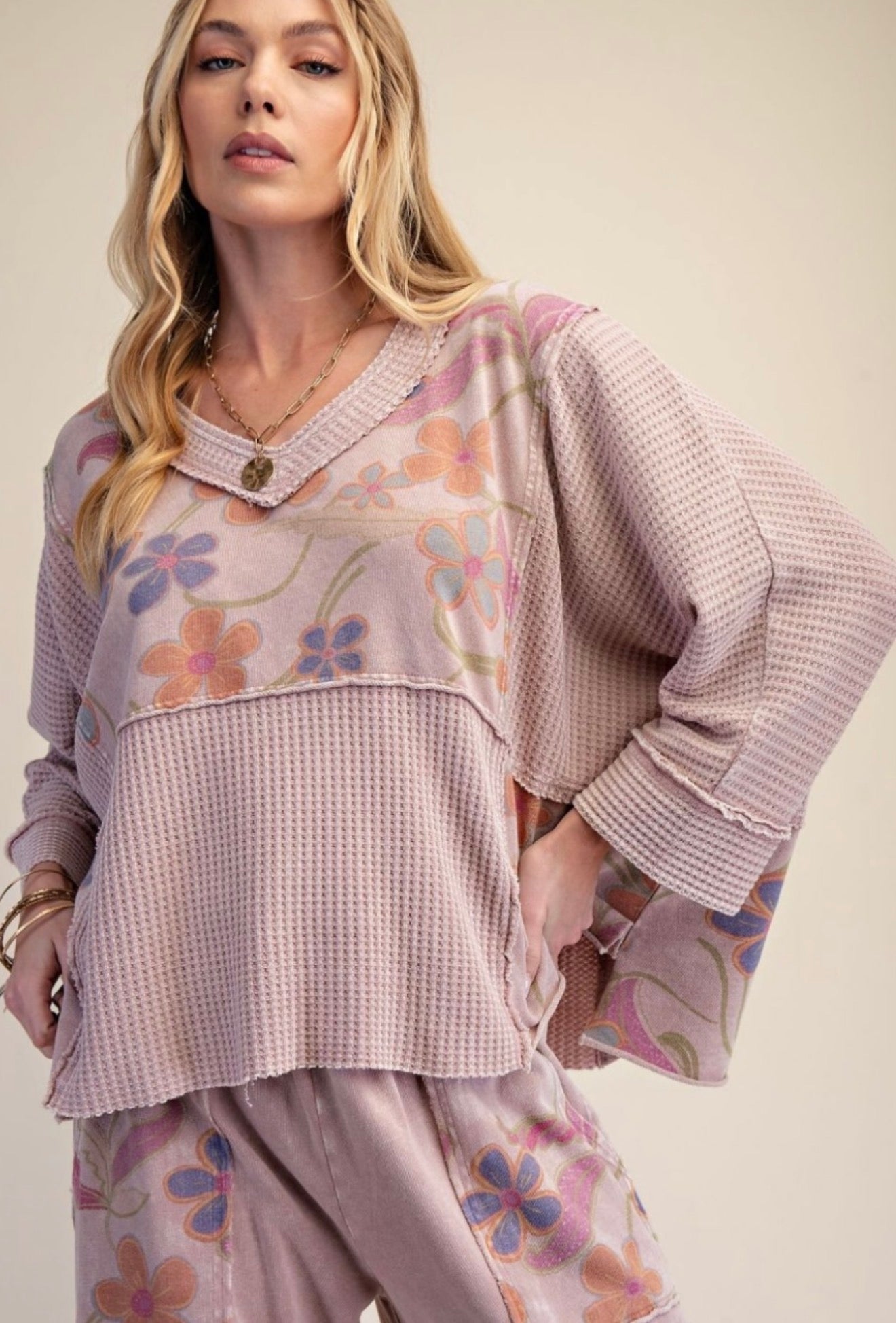 Mauve Meadow Top