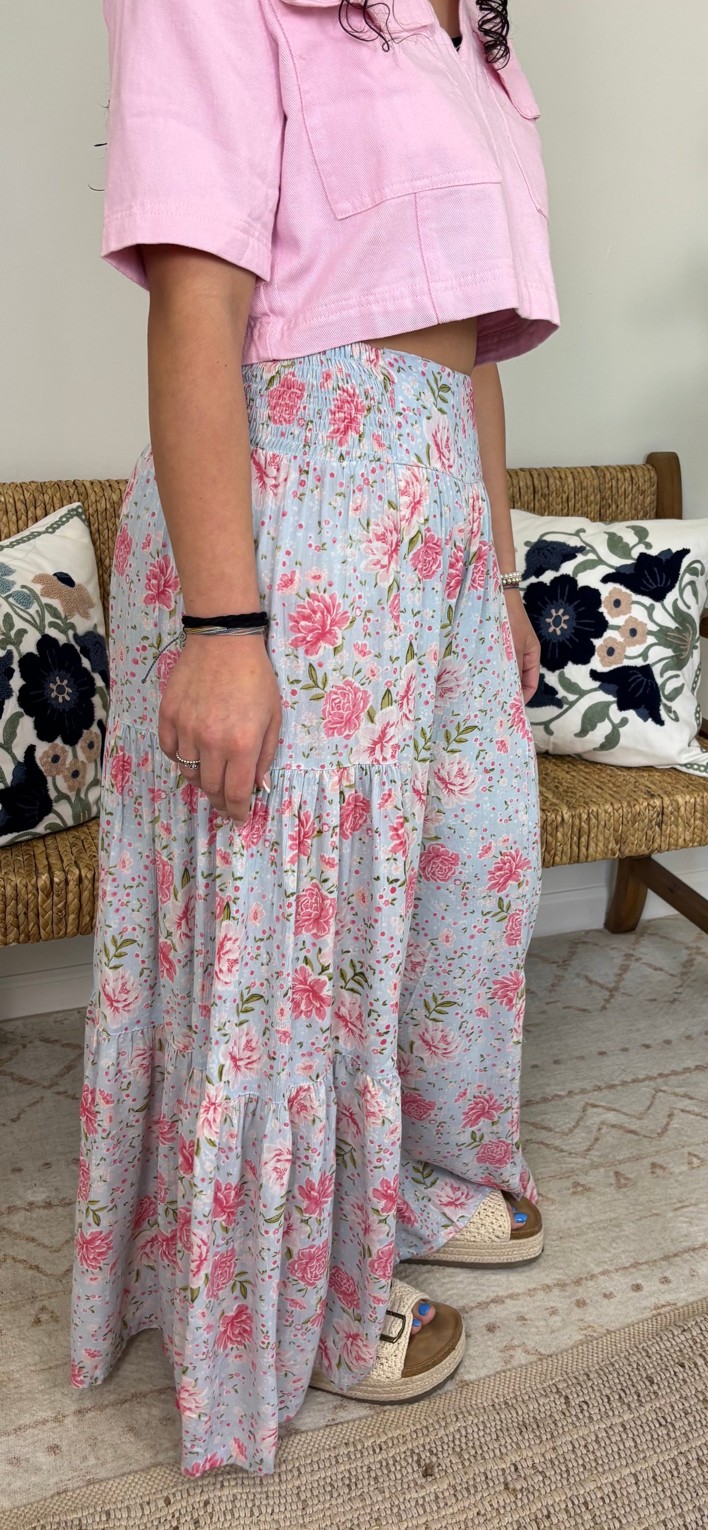 Spring Meadow Tiered Pants