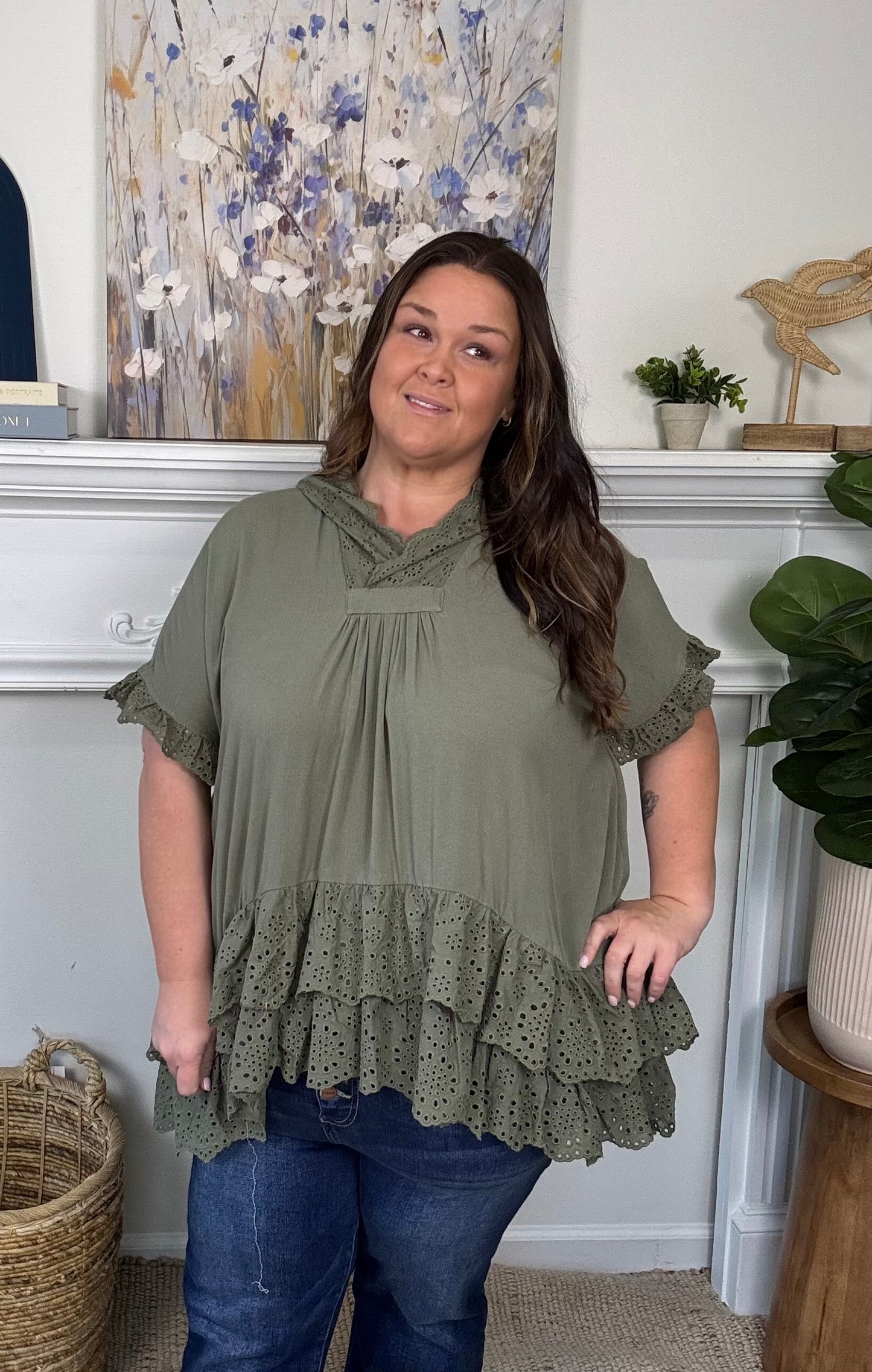 Boho Soul Ruffle Top *Curvy Friendly