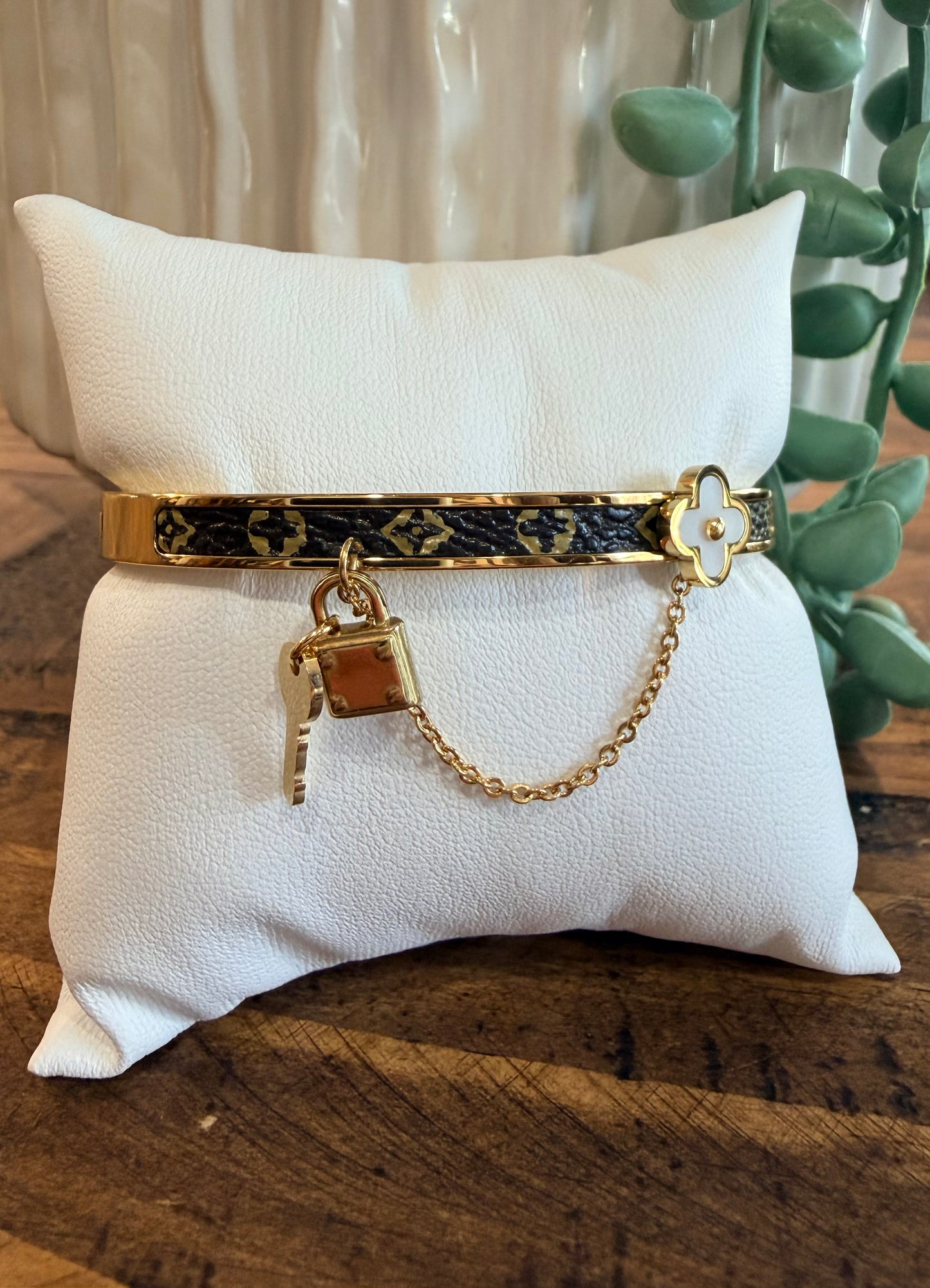 Lock+Charm Bracelet