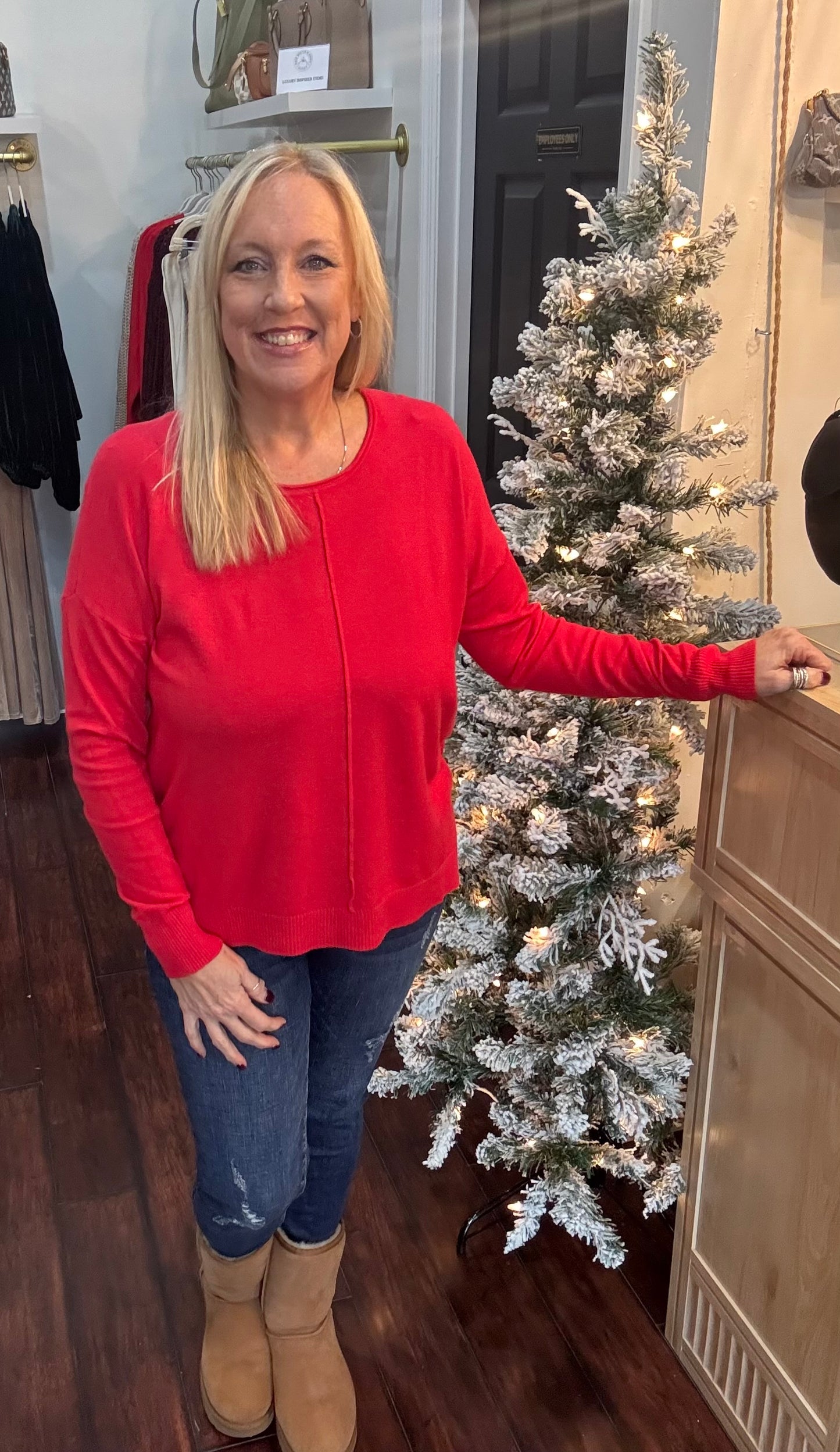 Pop of Cheer Knit Top