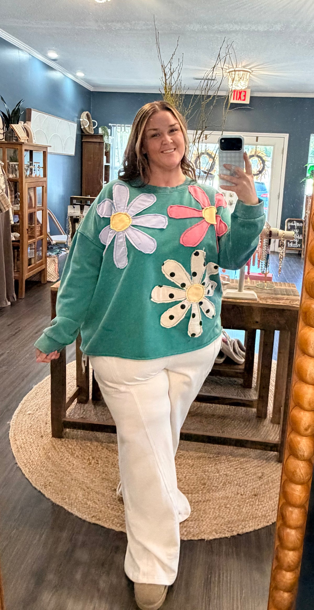 Pick Me Daisy Top Plus