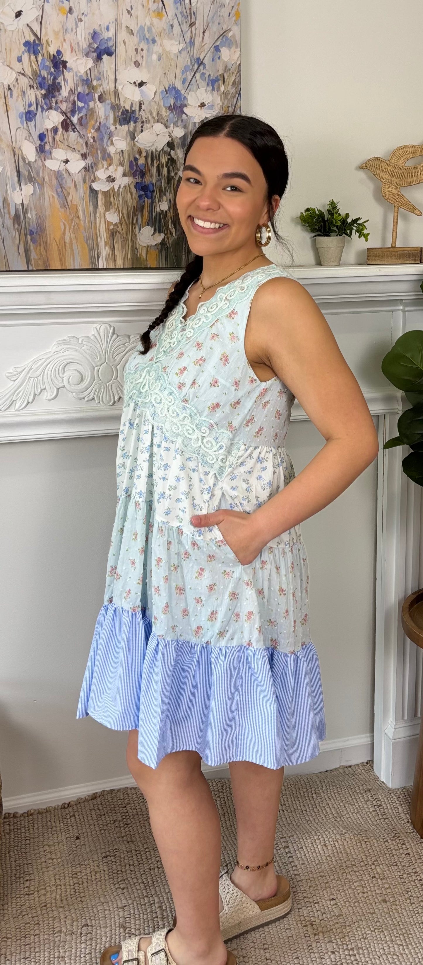 Blue Skies+Blooms Dress