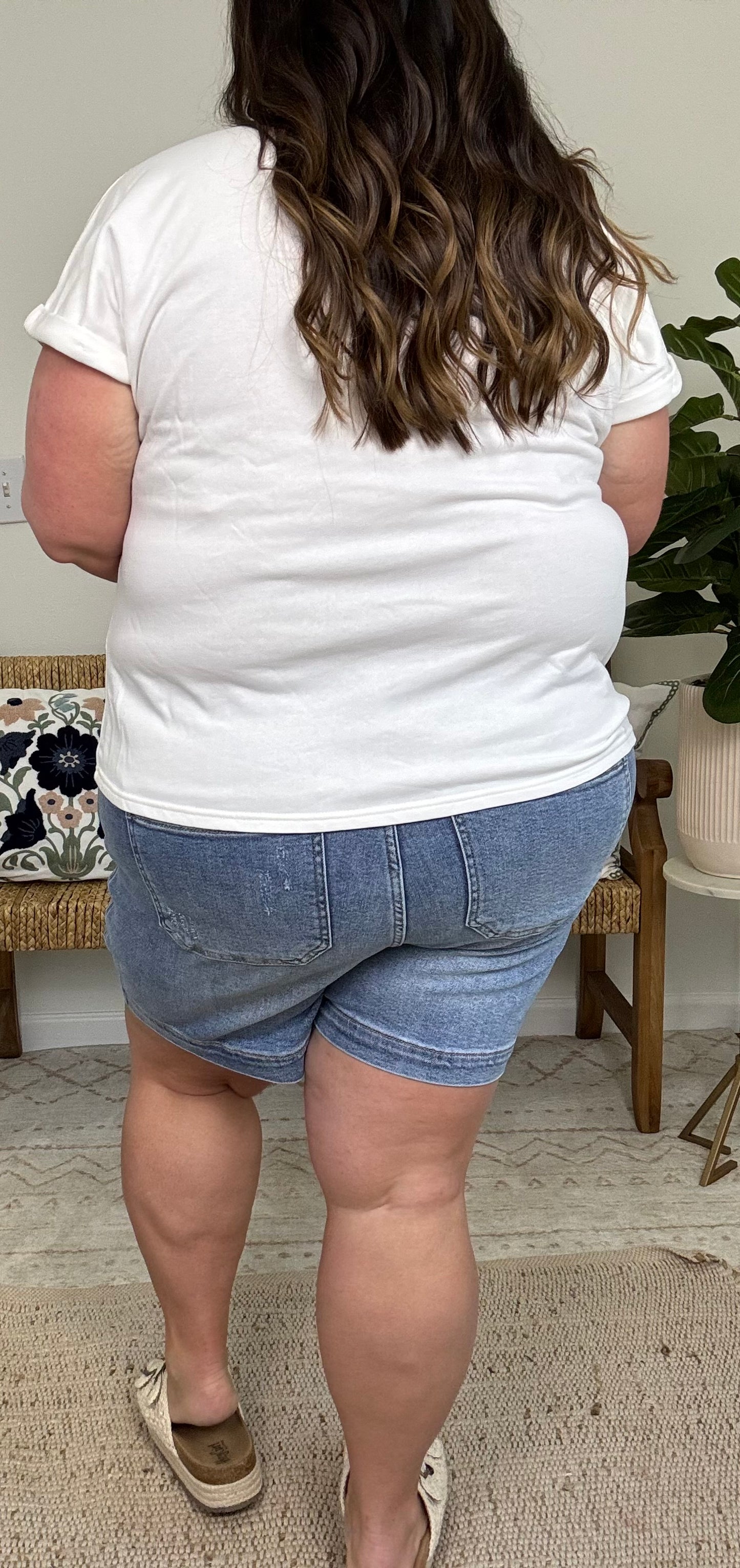 JB Vintage Wash Jogger Shorts - PLUS
