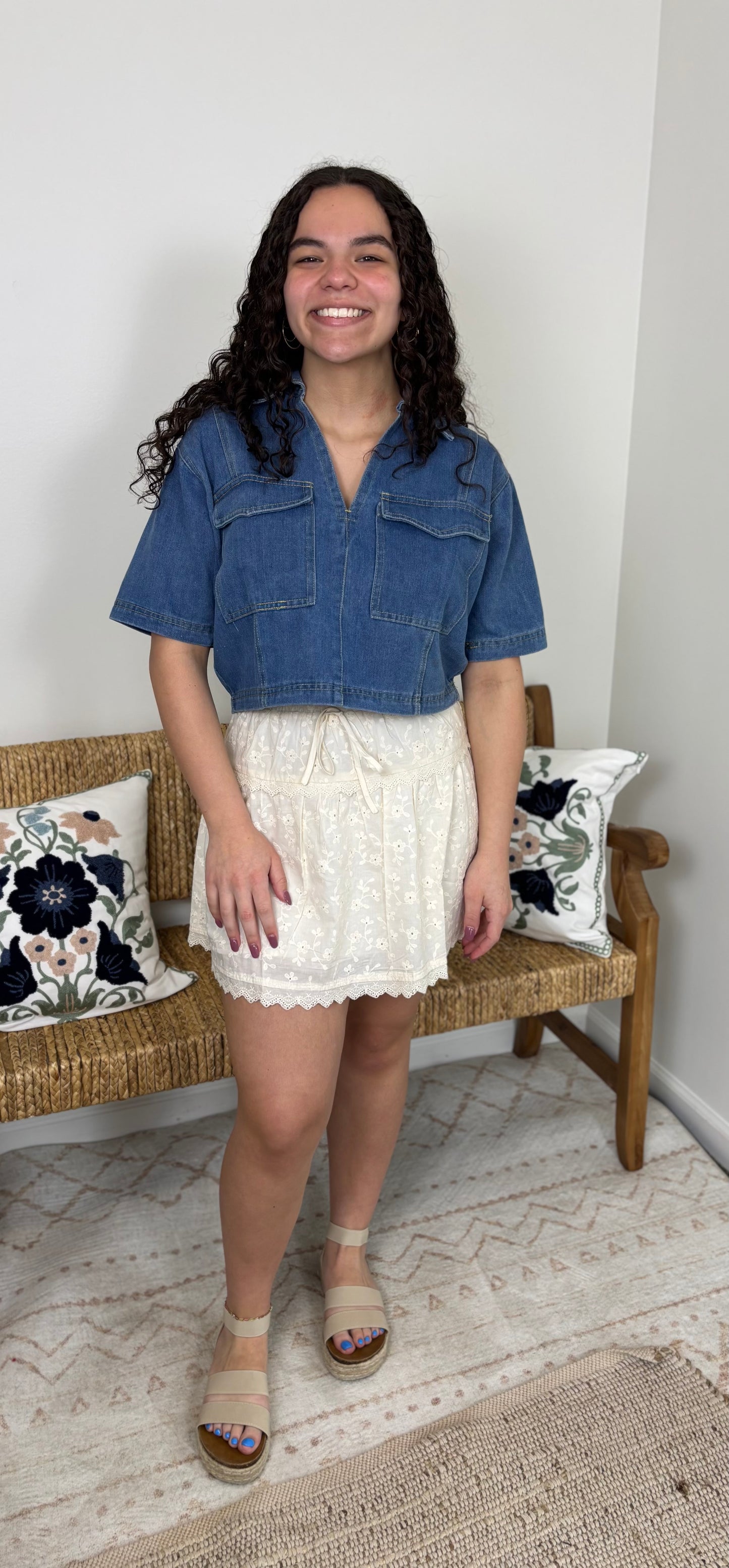 Blue Jean Cutie Top