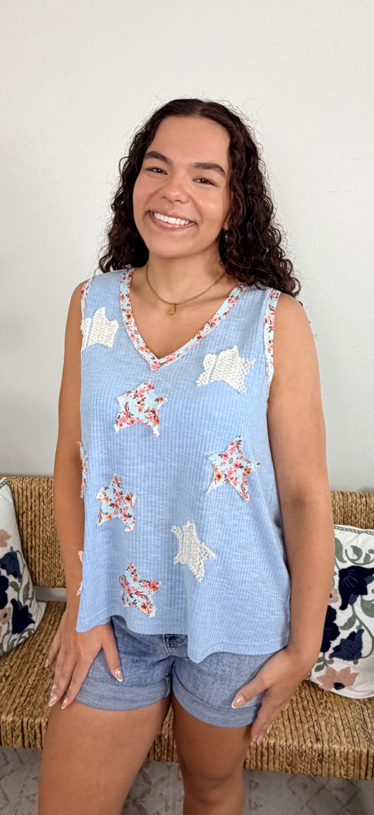 Floral Skies Tank